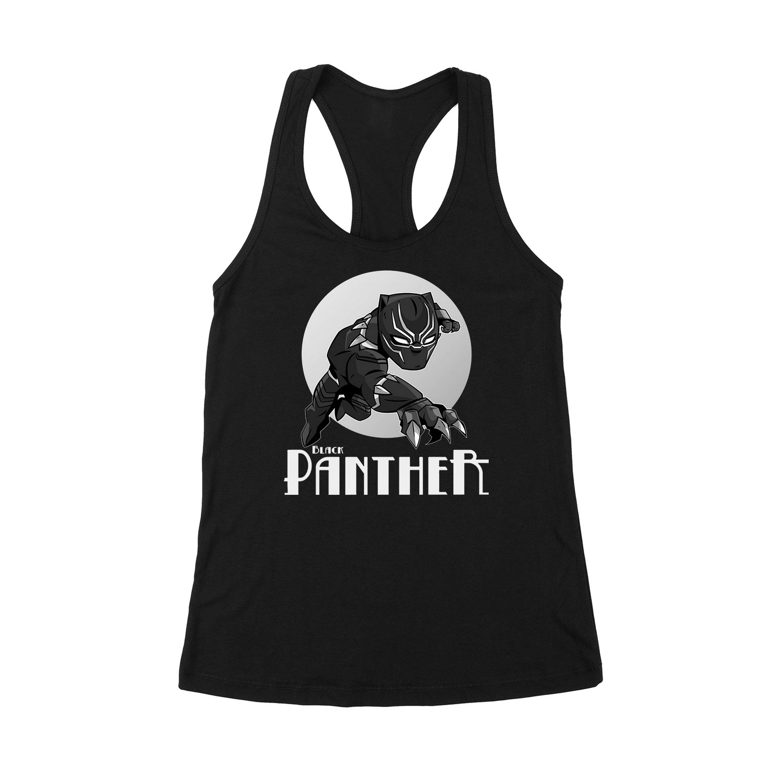 black panther fekete párduc bosszúállók avengers Fekete Női Trikó
