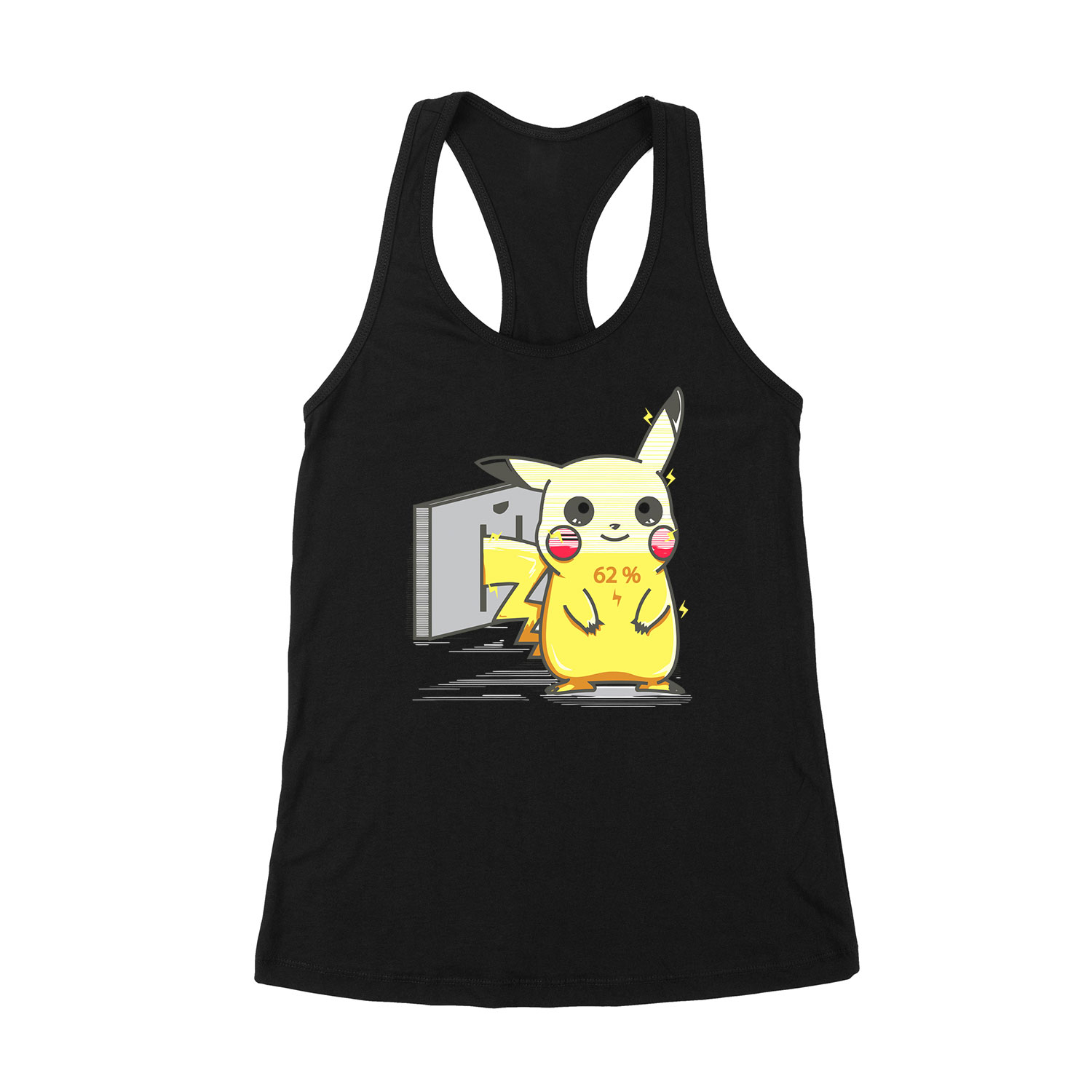 pikachu pokmon töltés Fekete Női Trikó