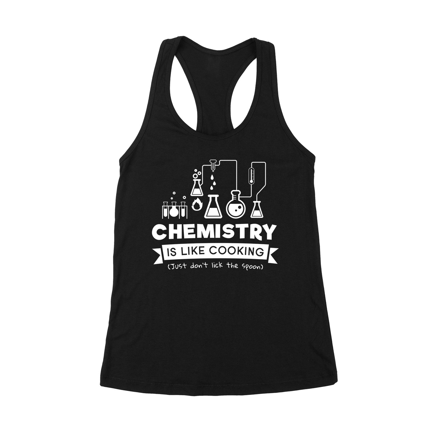 kéma kémikus chemistry Fekete Női Trikó