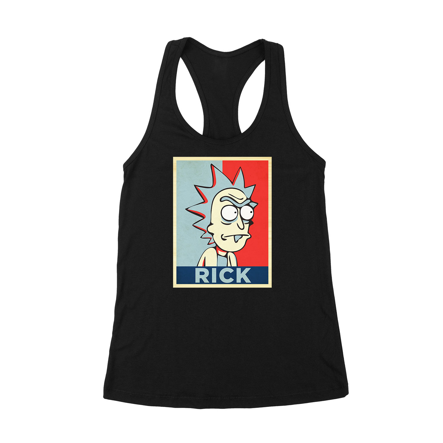 rick és morty Fekete Női Trikó