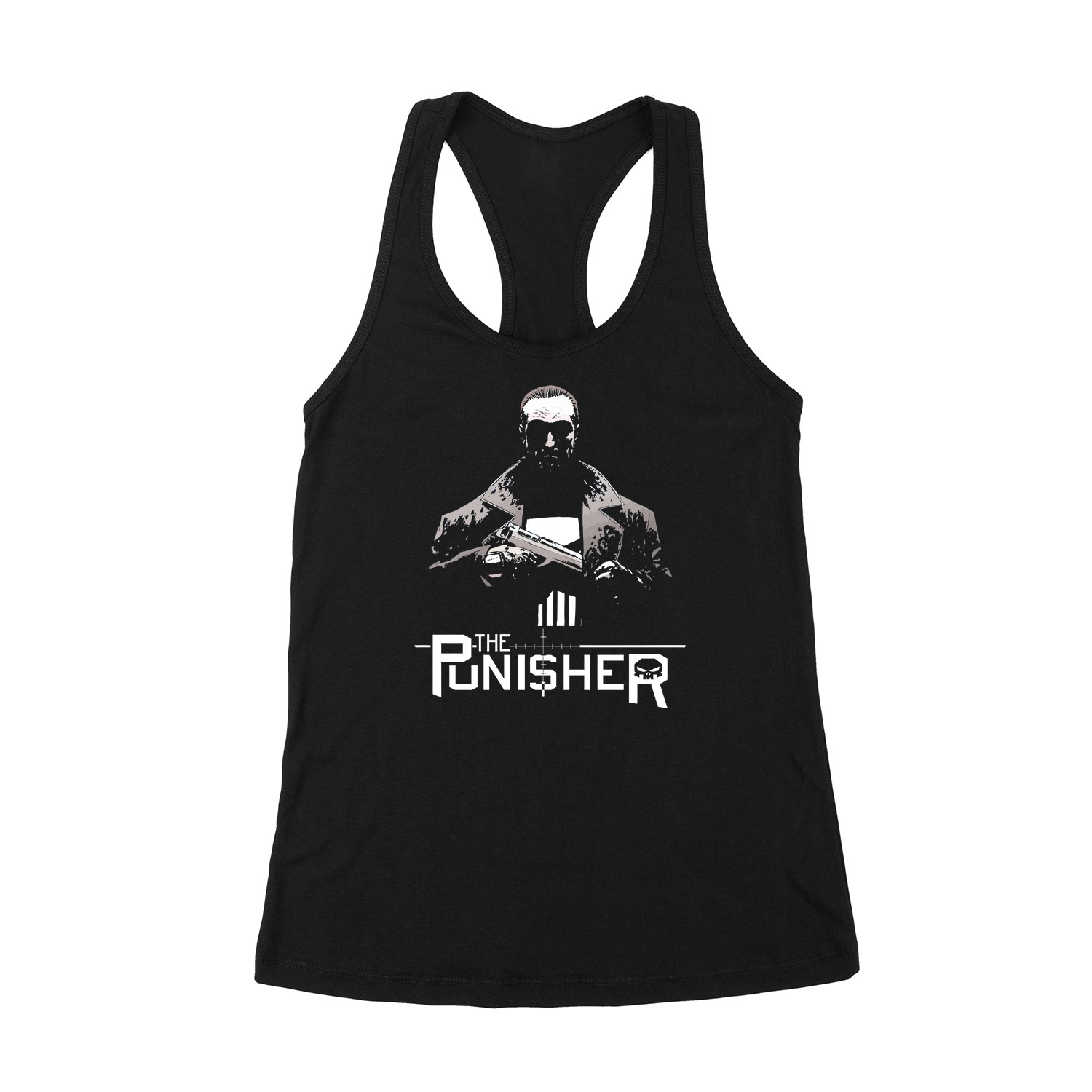 The Punisher A Megtorló Fekete Női Trikó