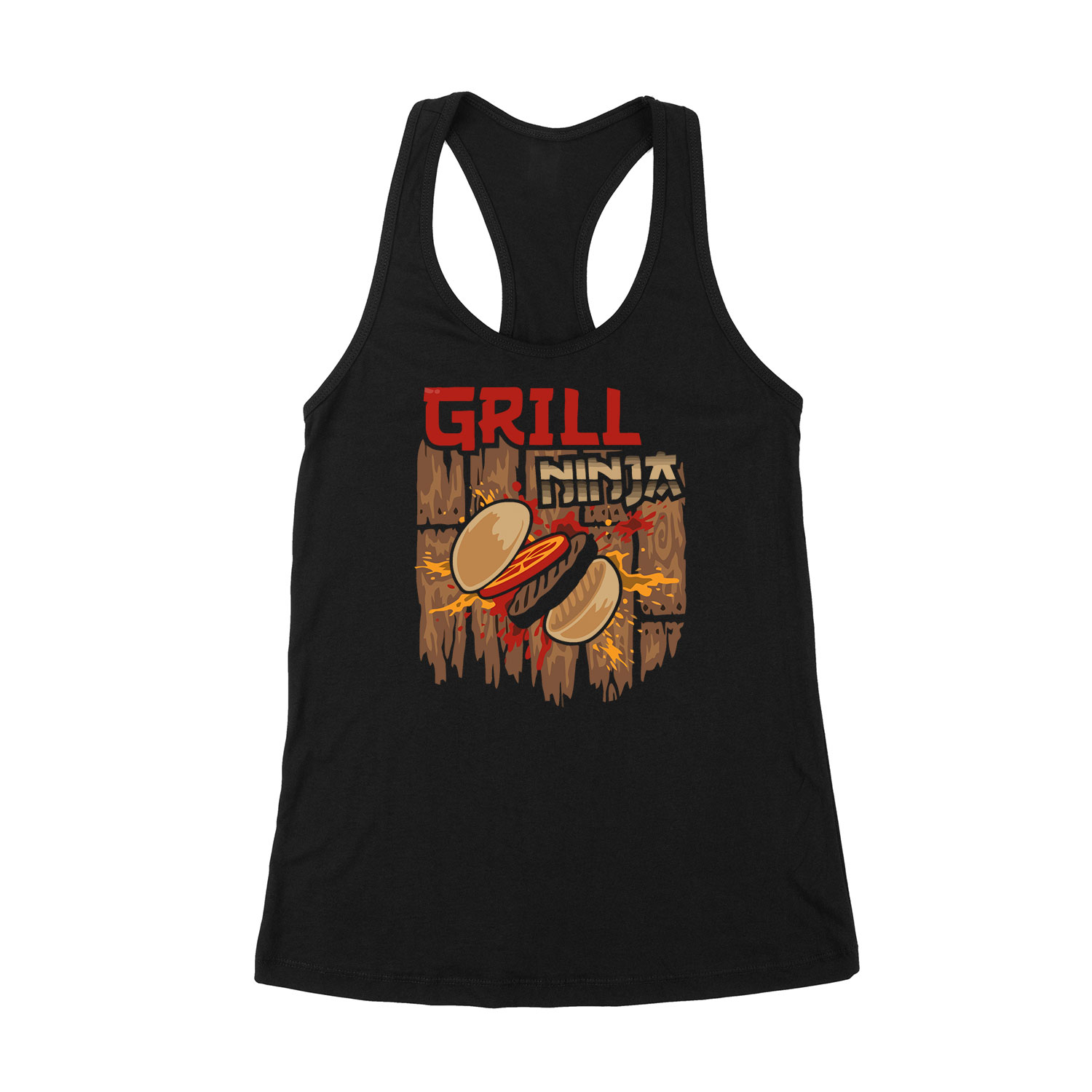 grill grillezés humor Fekete Női Trikó