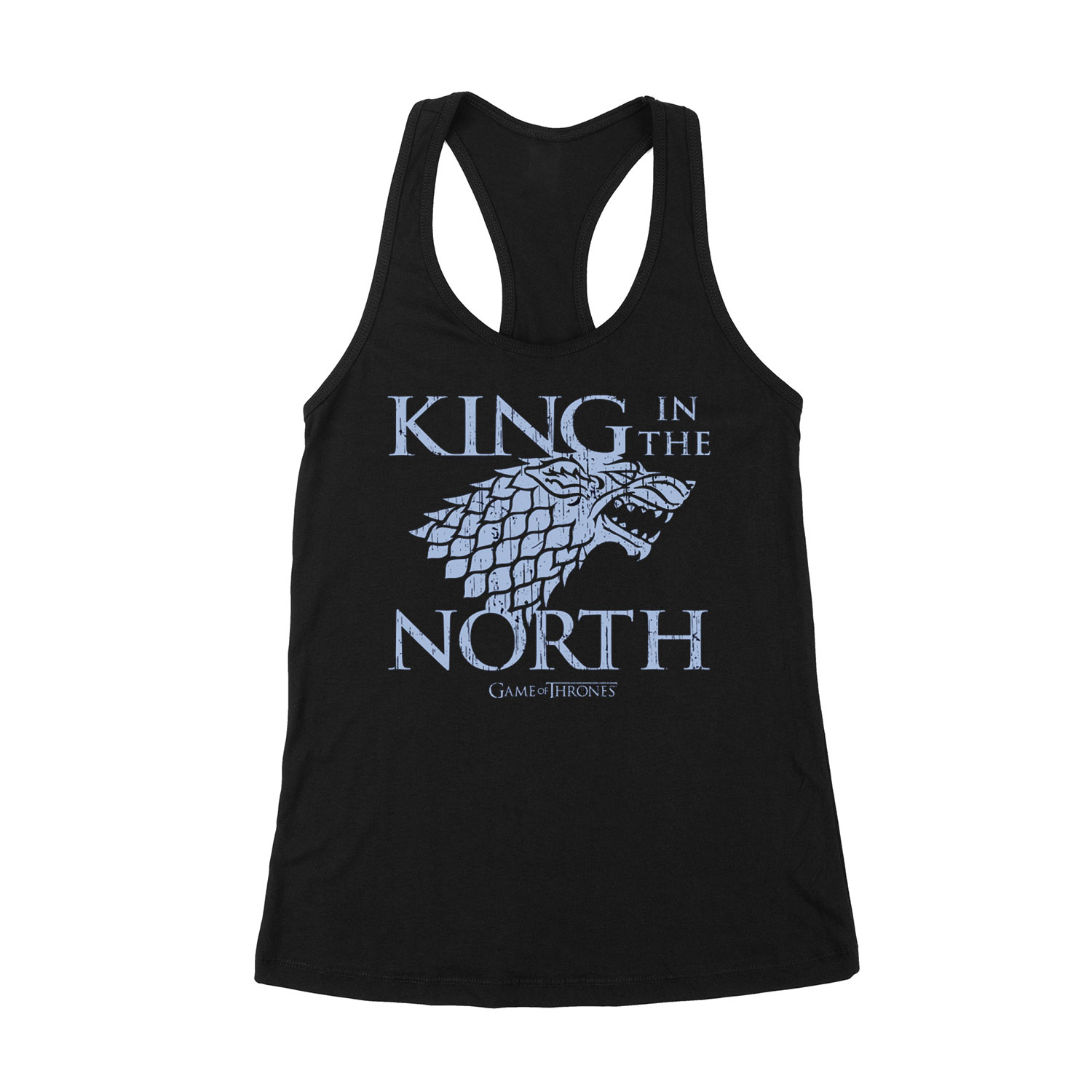 trónok harca game of thrones house stark Fekete Női Trikó