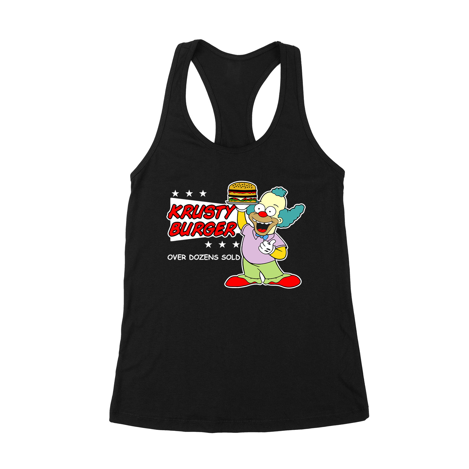 krusty burger simpson család Fekete Női Trikó