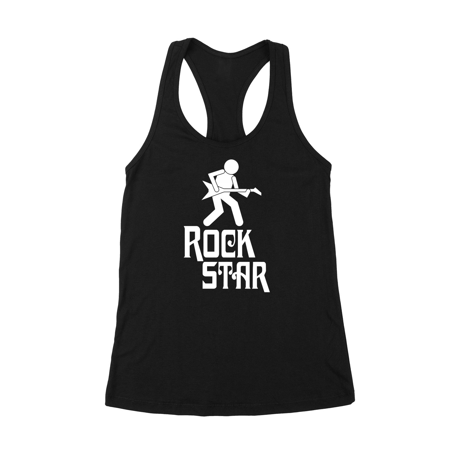 gitár gitáros rock star Fekete Női Trikó