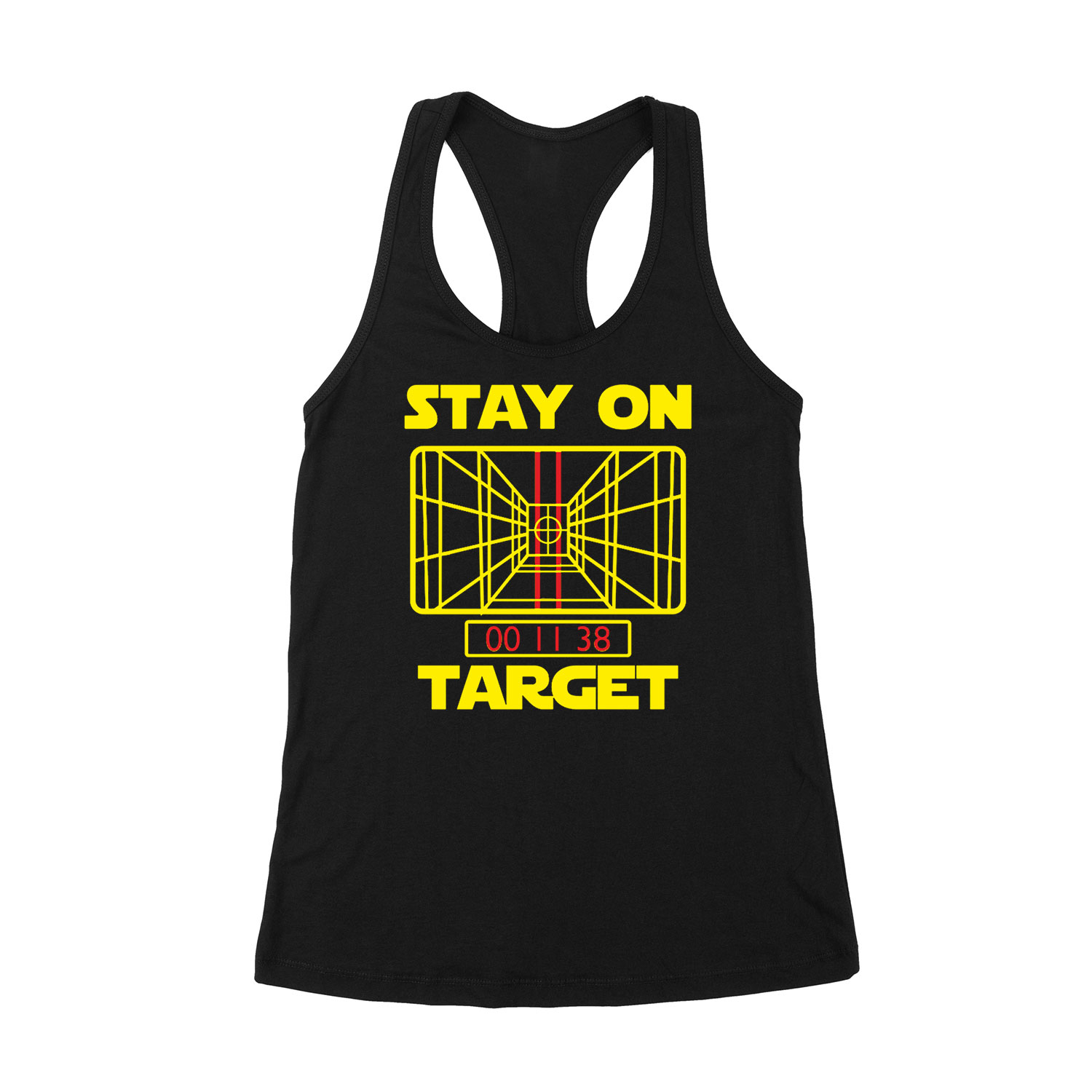 star wars stay on target  Fekete Női Trikó