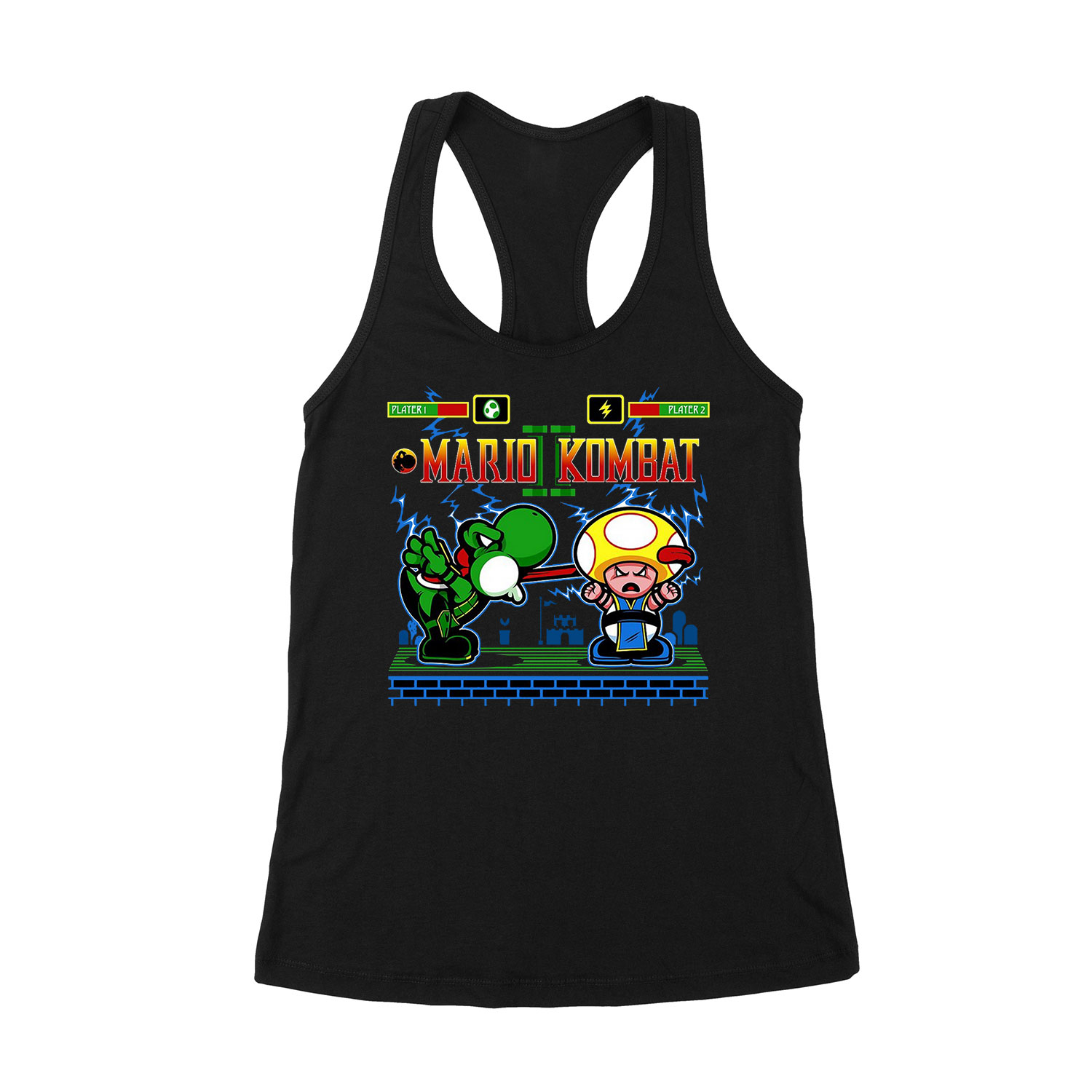 super mario Fekete Női Trikó