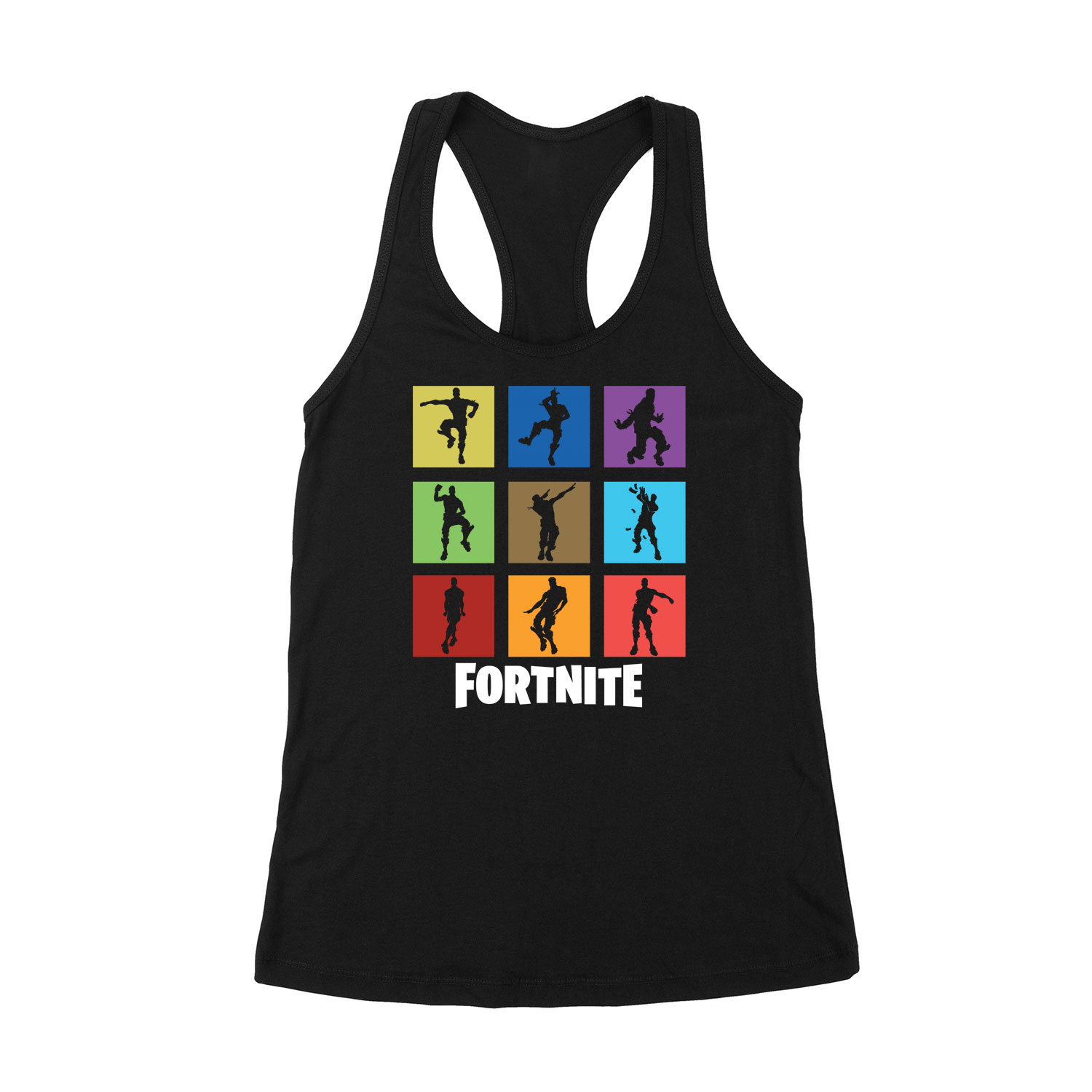 Fortntie emotok Fekete Női Trikó