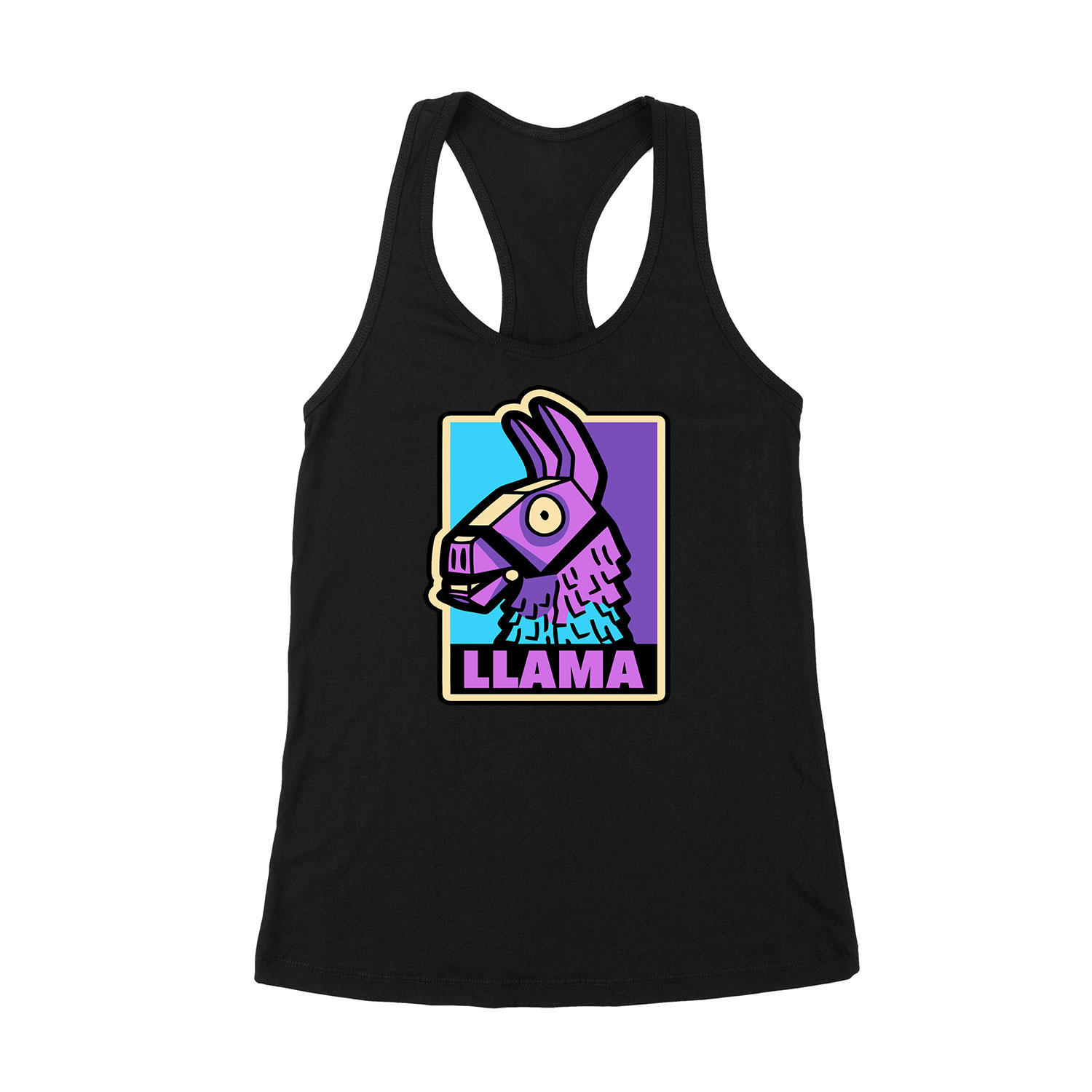 fortnite loot láma Fekete Női Trikó