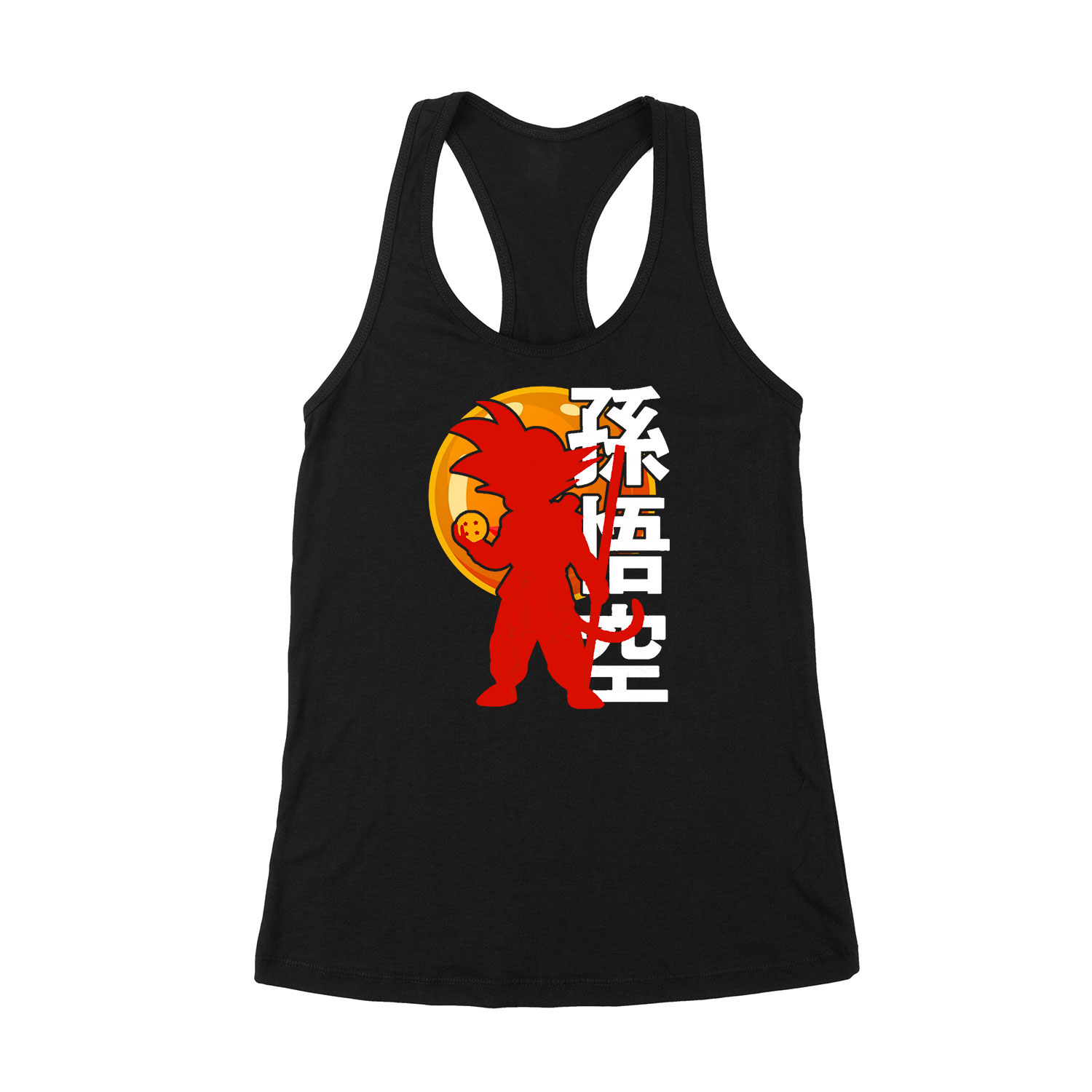 dragon ball son goku Fekete Női Trikó