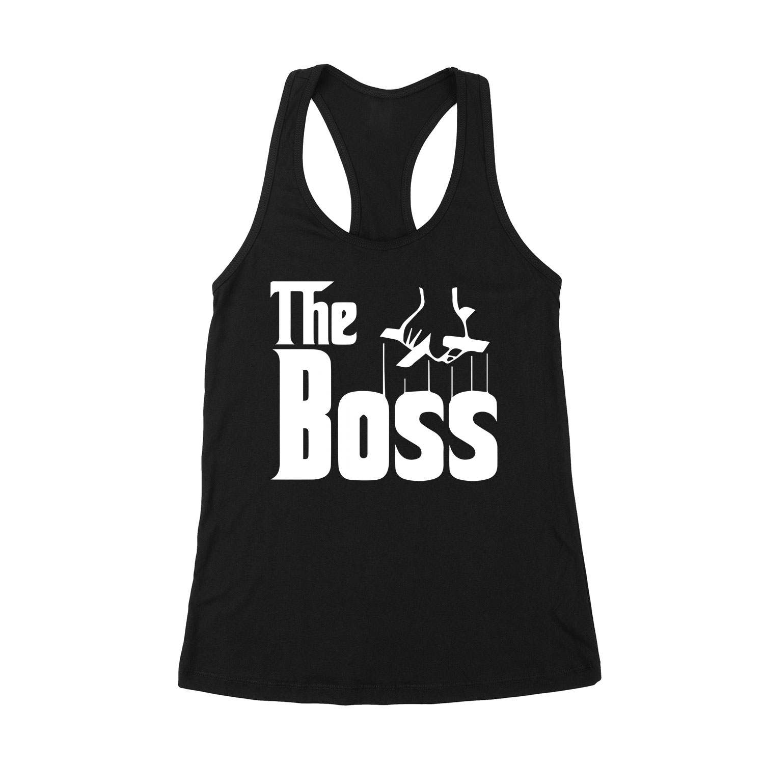the boss főnök Fekete Női Trikó