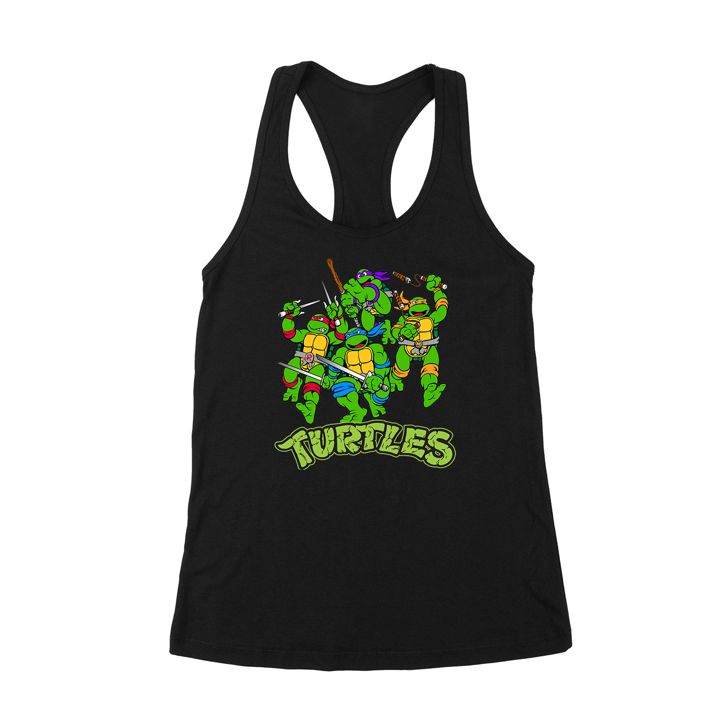 tini ninja teknőcök tmnt Fekete Női Trikó