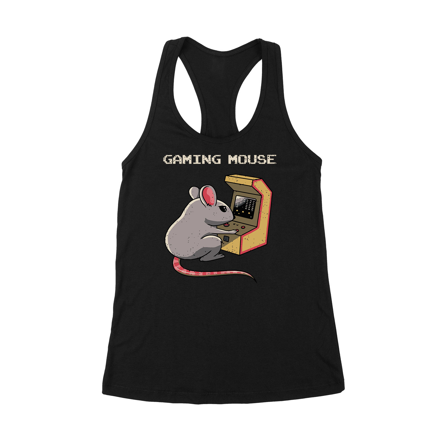 Gaming Mouse  Fekete Női Trikó