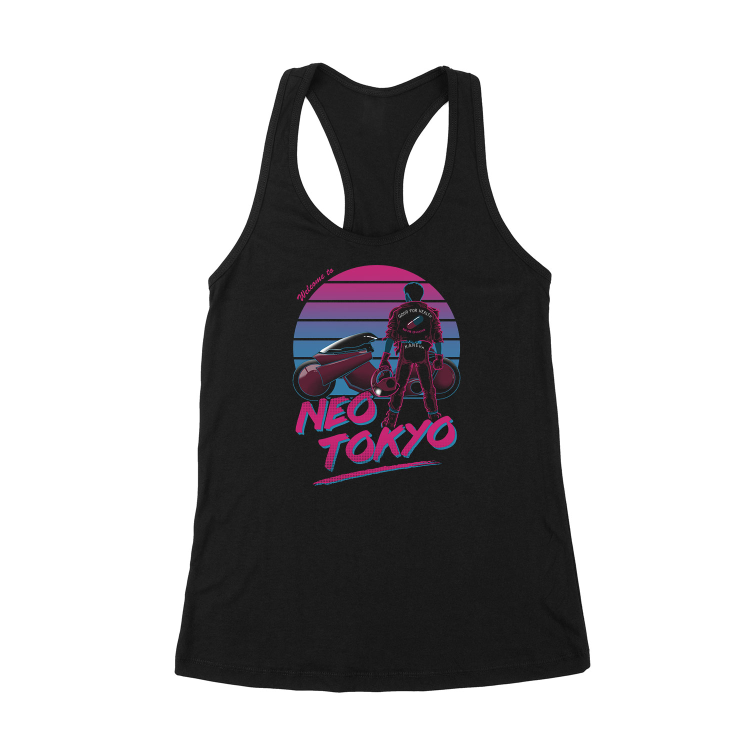 neo tokyo Fekete Női Trikó