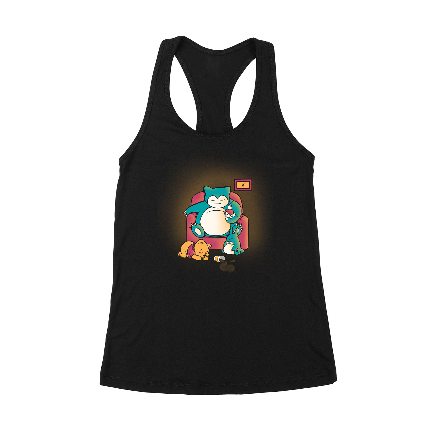 snorlax micimackó totoro Fekete Női Trikó