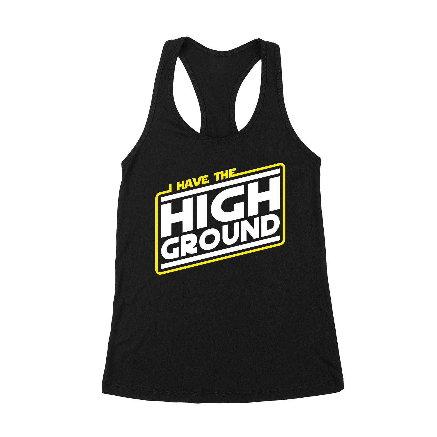 star wars anakin high ground Fekete Női Trikó