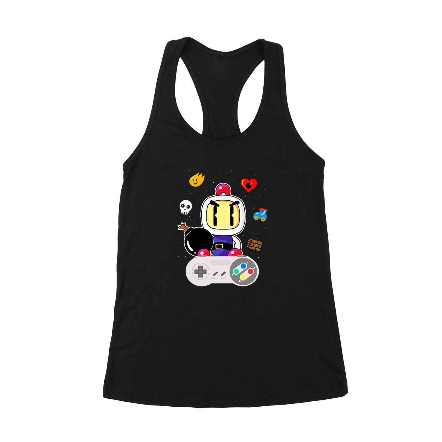 bomberman Fekete Női Trikó