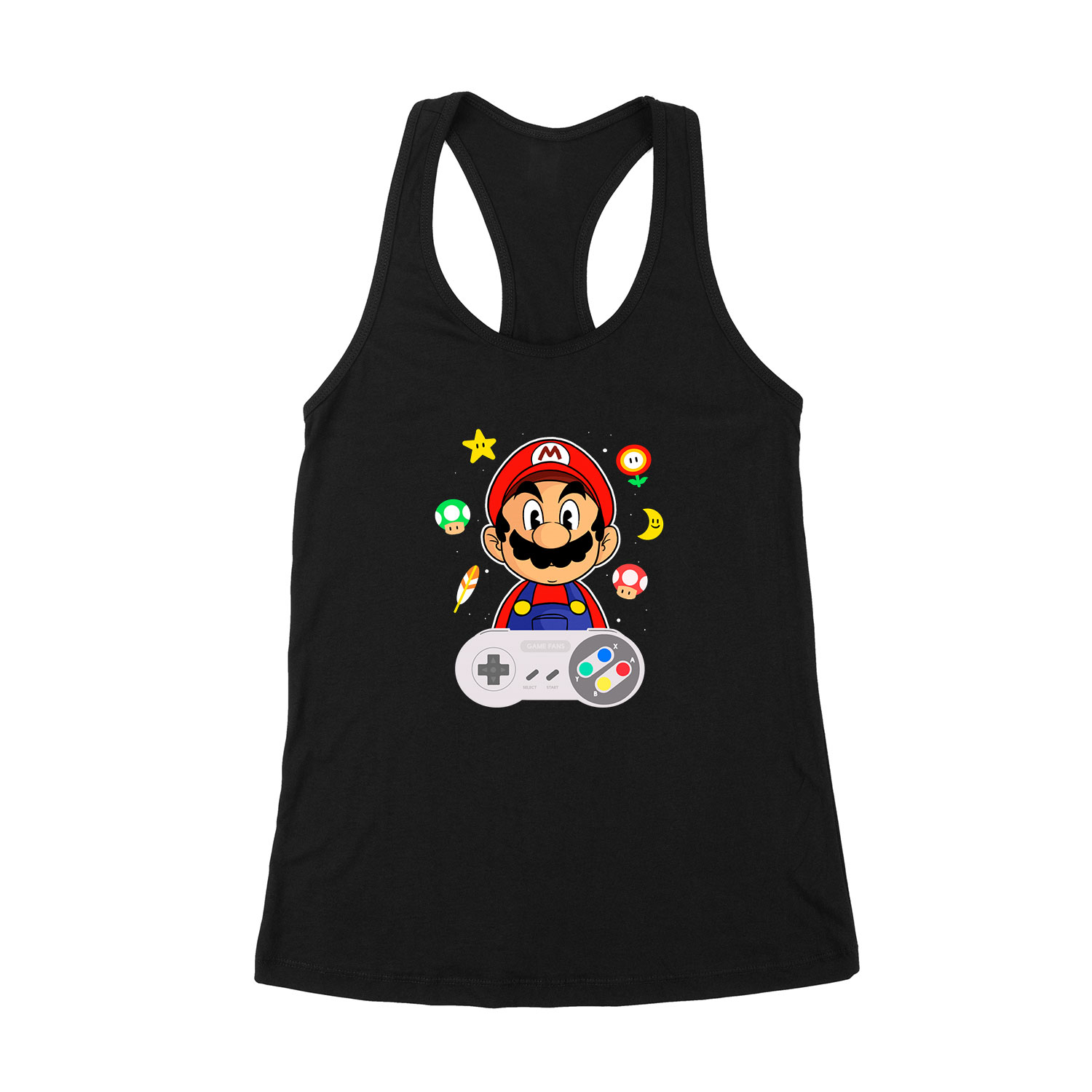 super mario Fekete Női Trikó