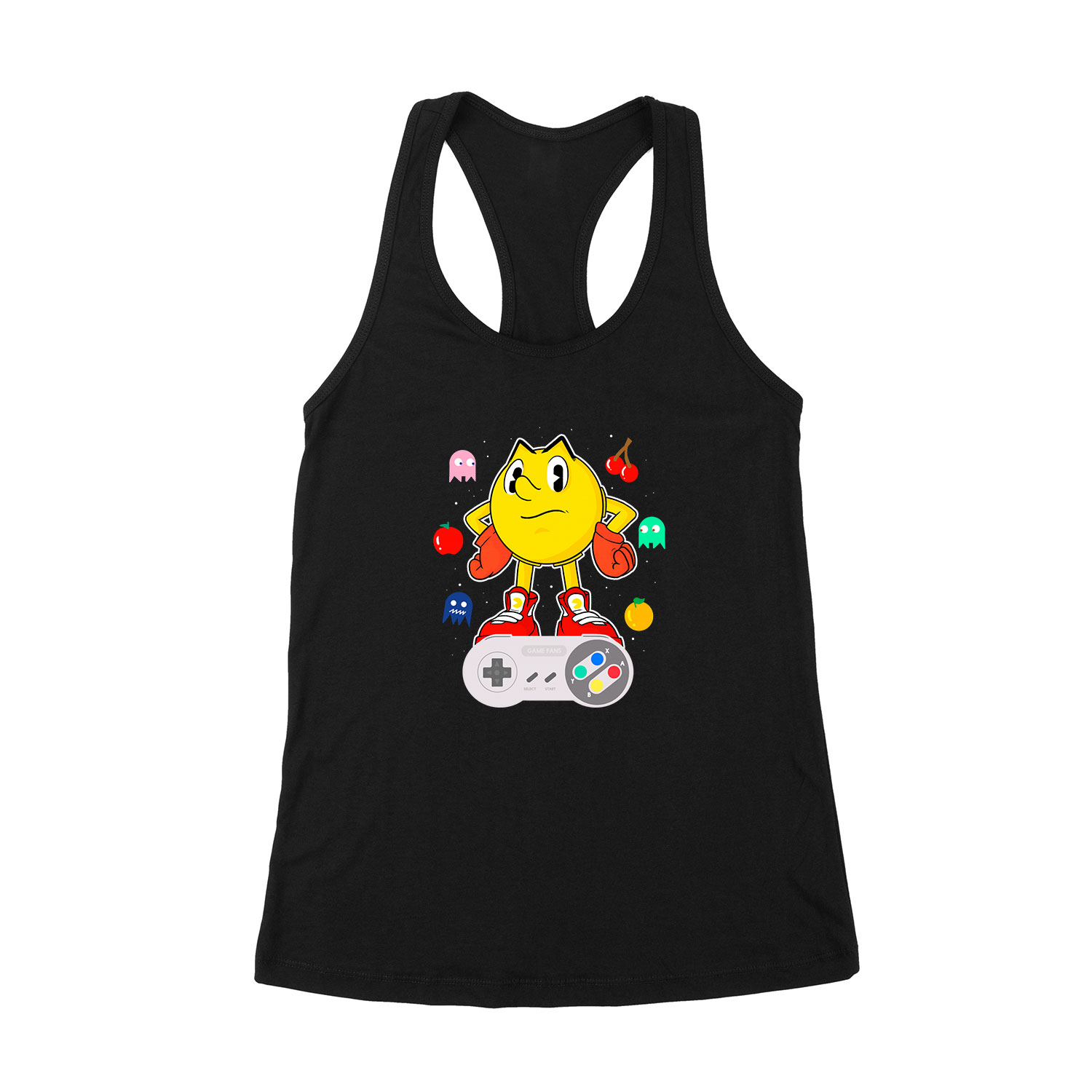 pacman Fekete Női Trikó