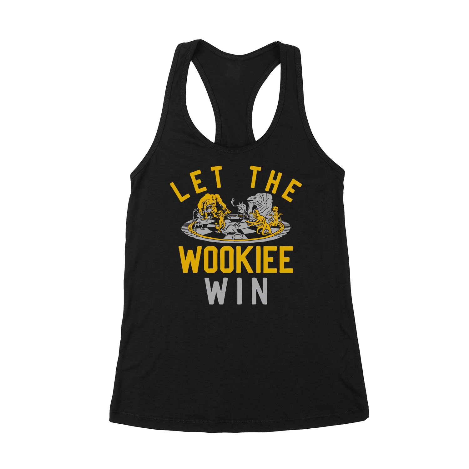 star wars wookie choowie chewbacca Fekete Női Trikó