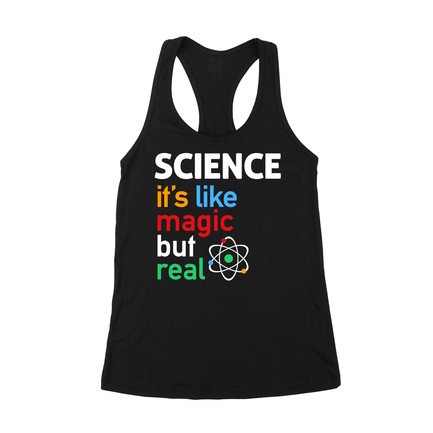 science tudomány  Fekete Női Trikó