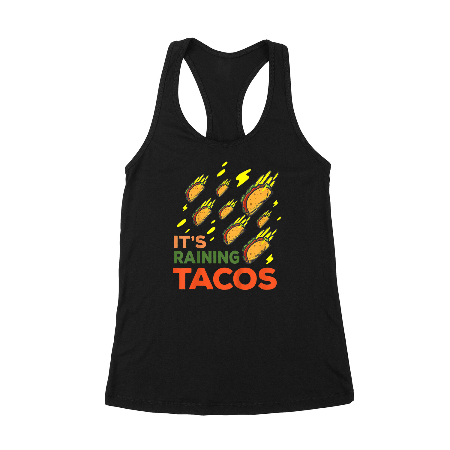 raining tacos Fekete Női Trikó