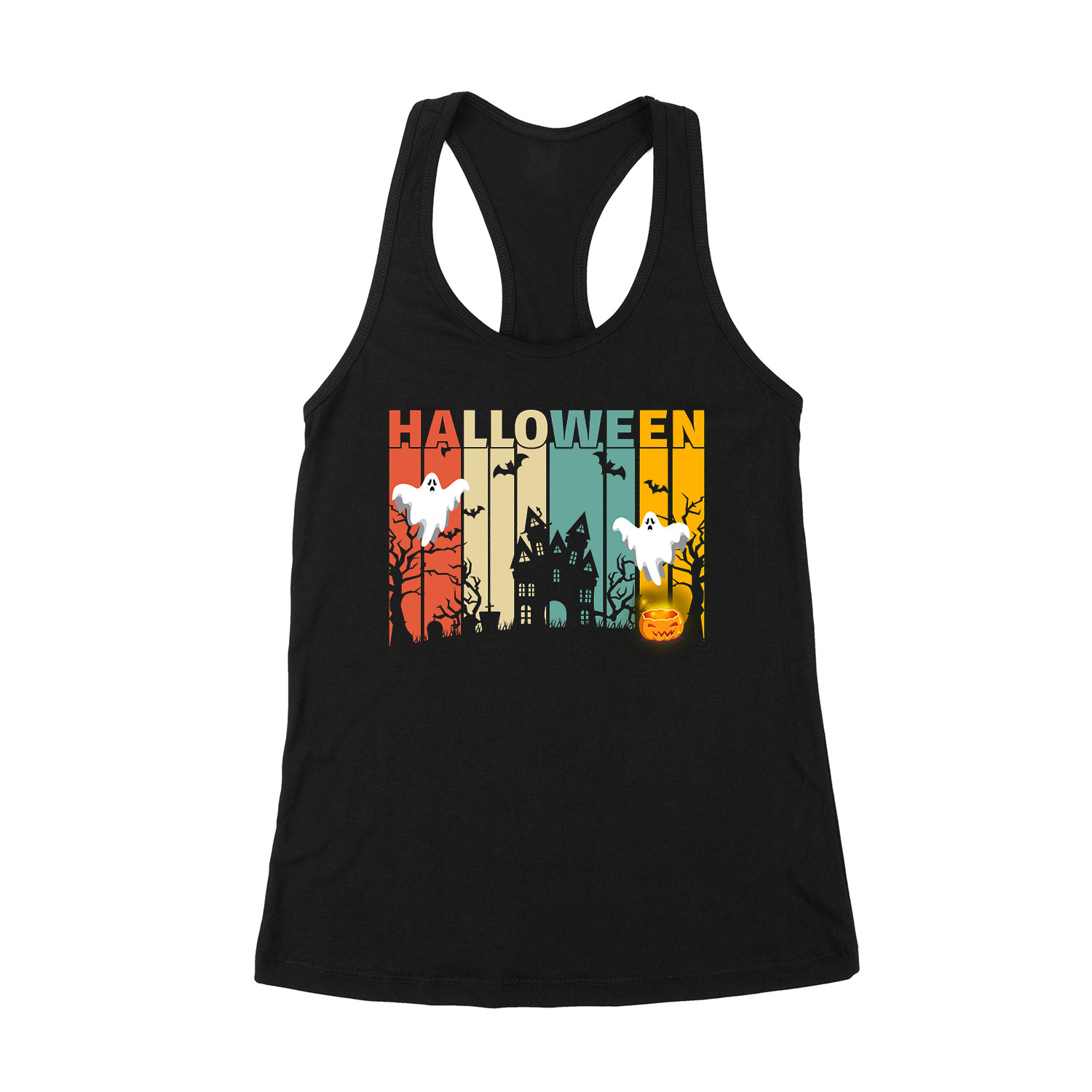 halloween Fekete Női Trikó