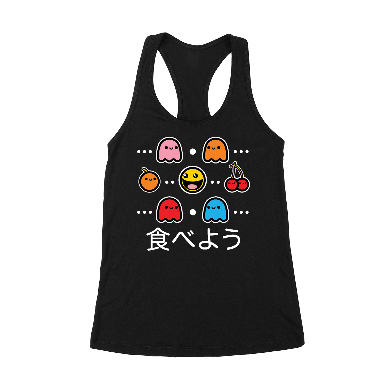 pac man japán Fekete Női Trikó