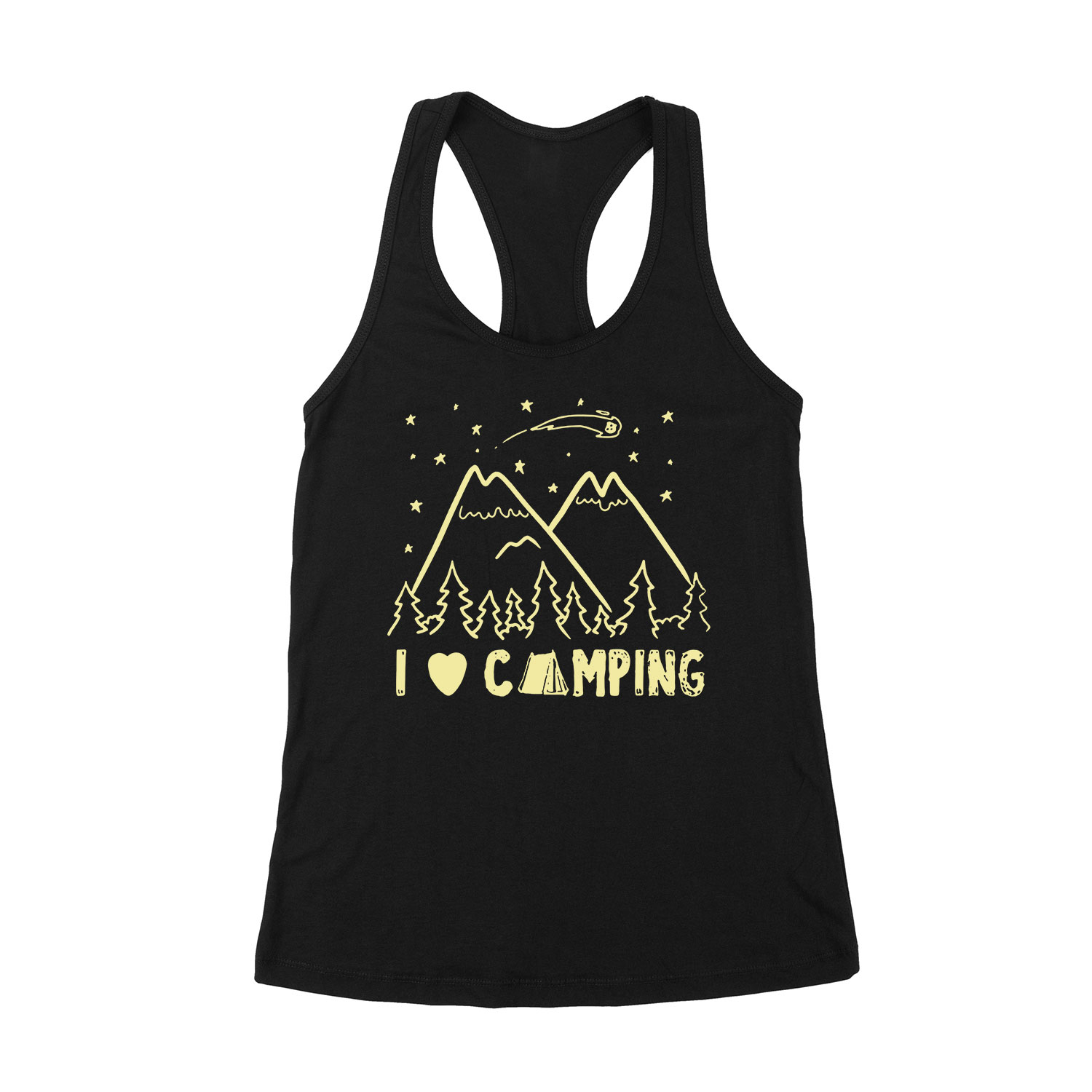 kempin camping Fekete Női Trikó