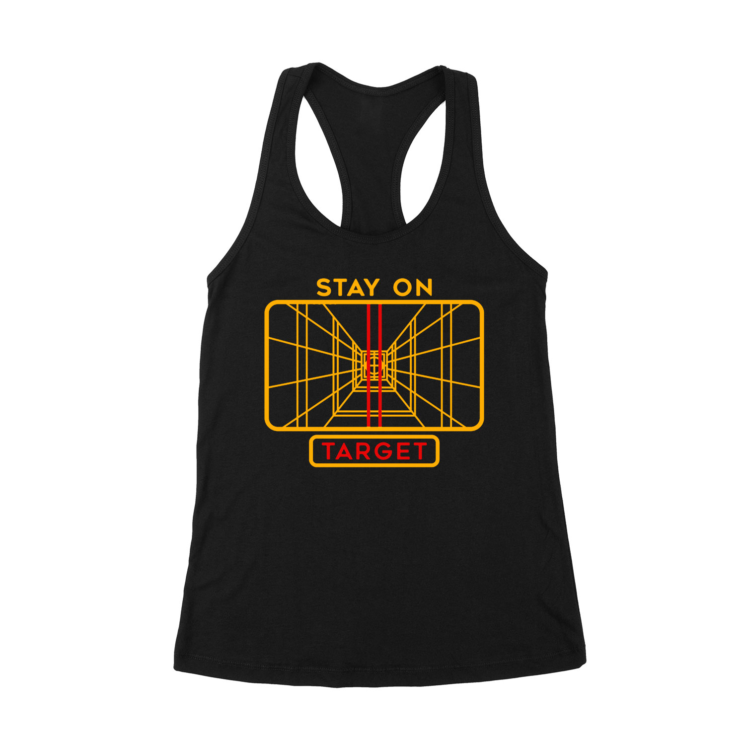 star wars stay on target radar Fekete Női Trikó