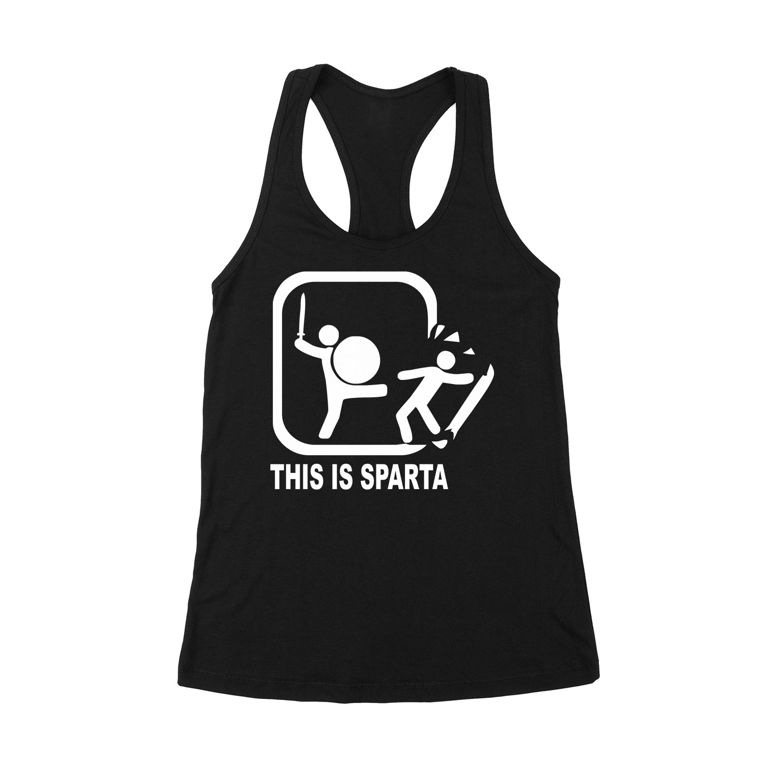 this is sparta ez itt sparta Fekete Női Trikó