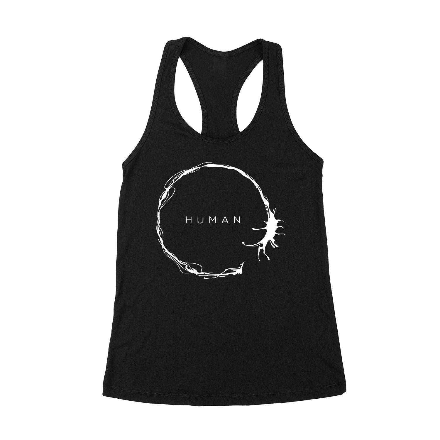 érkezés human arrival Fekete Női Trikó