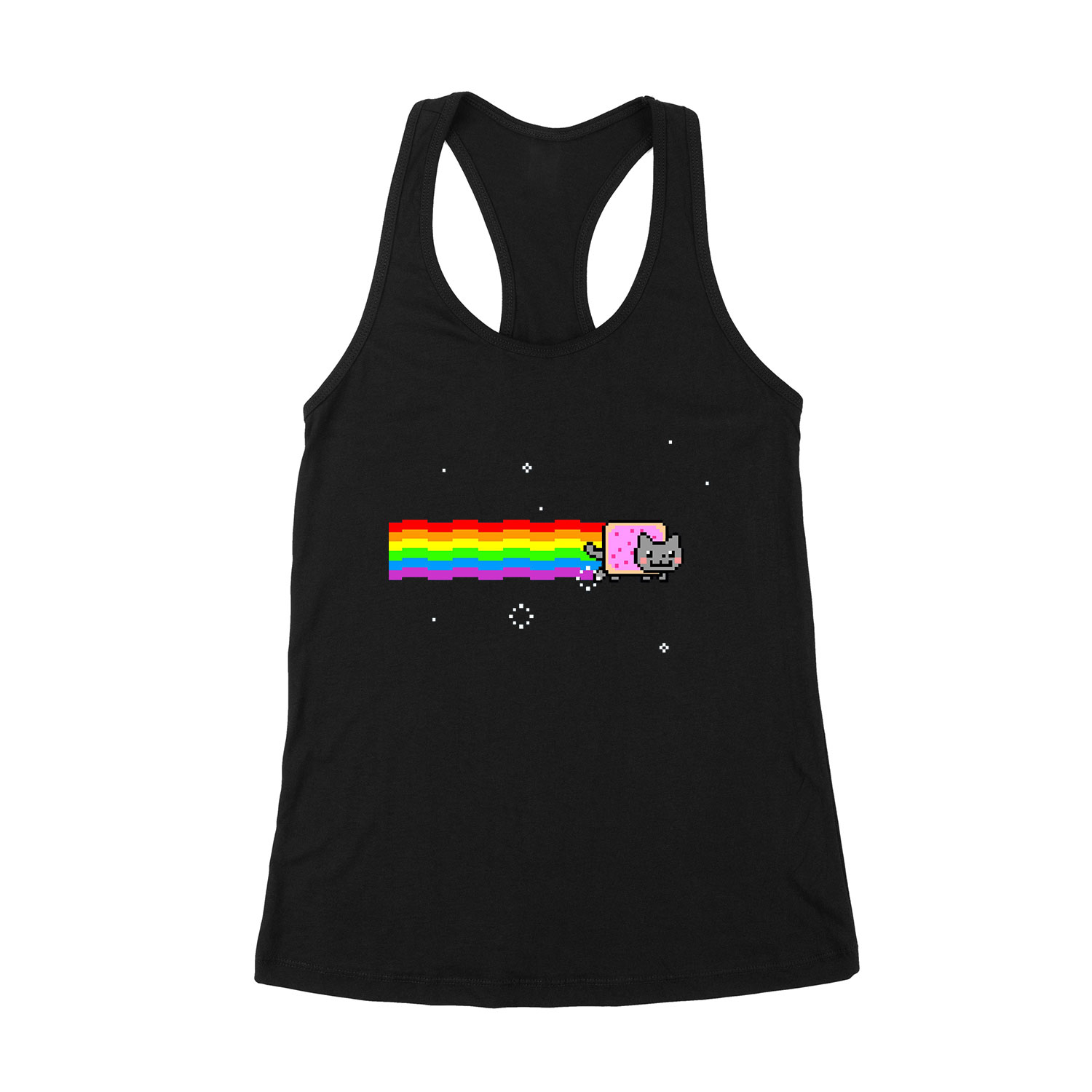 nyam cat macska Fekete Női Trikó
