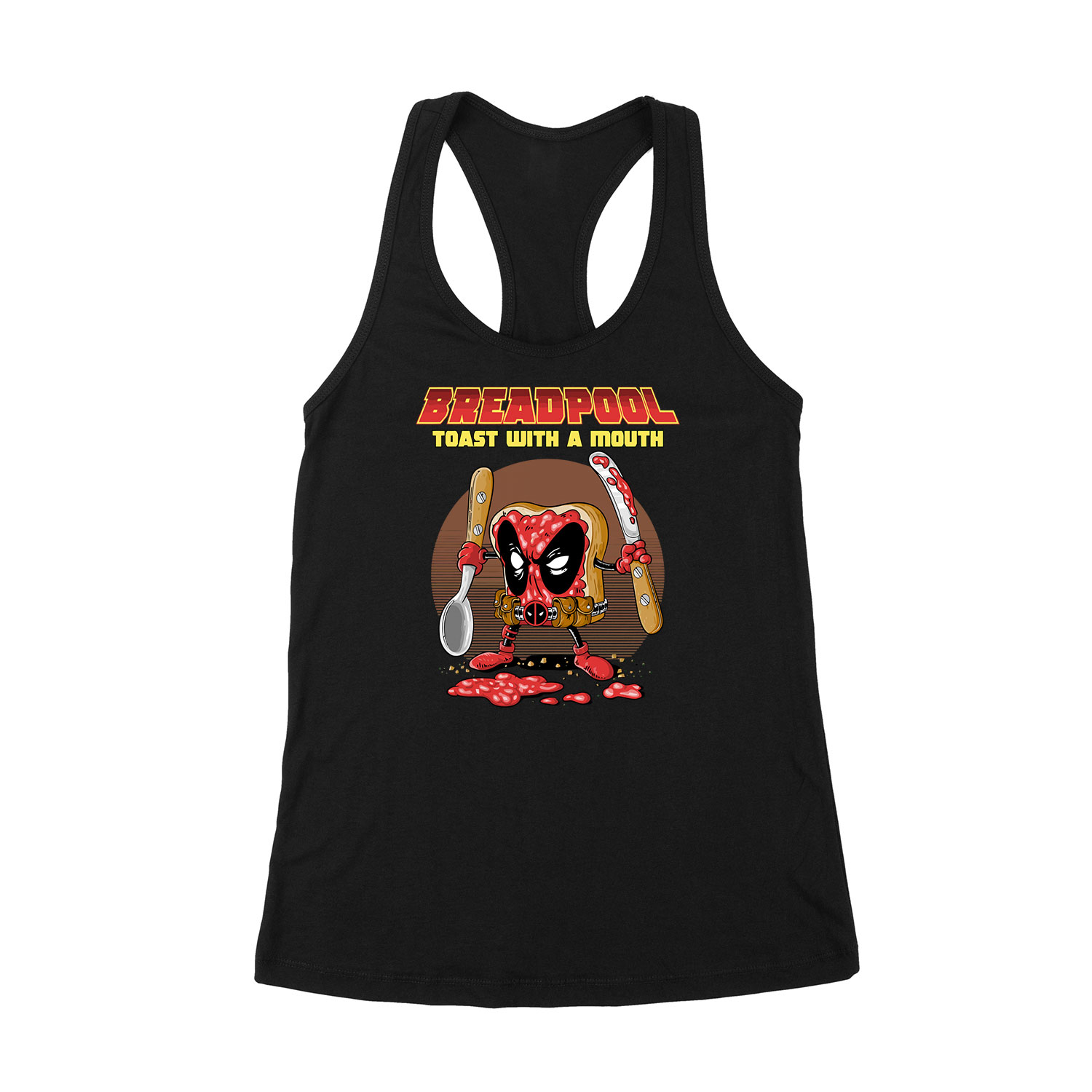 deadpool kenyér Fekete Női Trikó