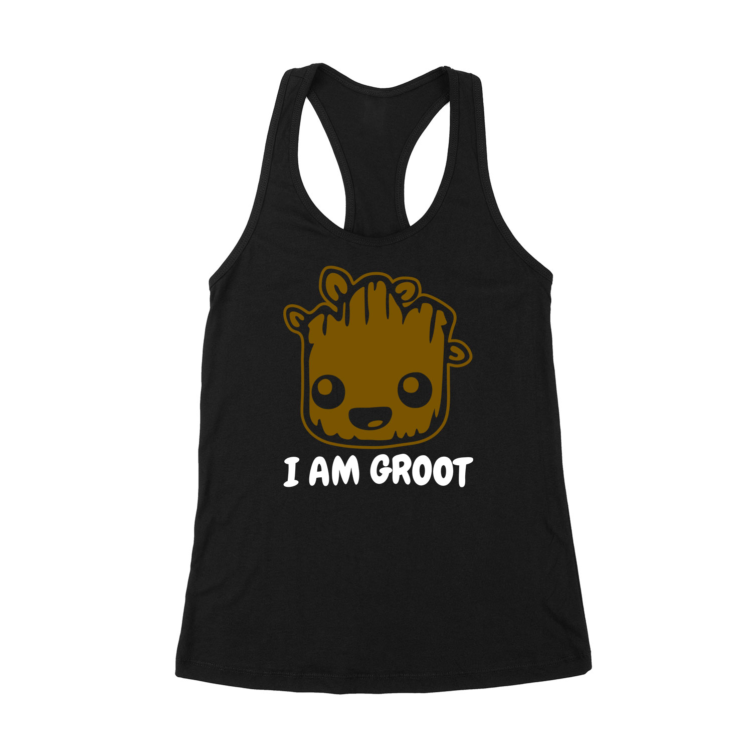 i am groot Fekete Női Trikó