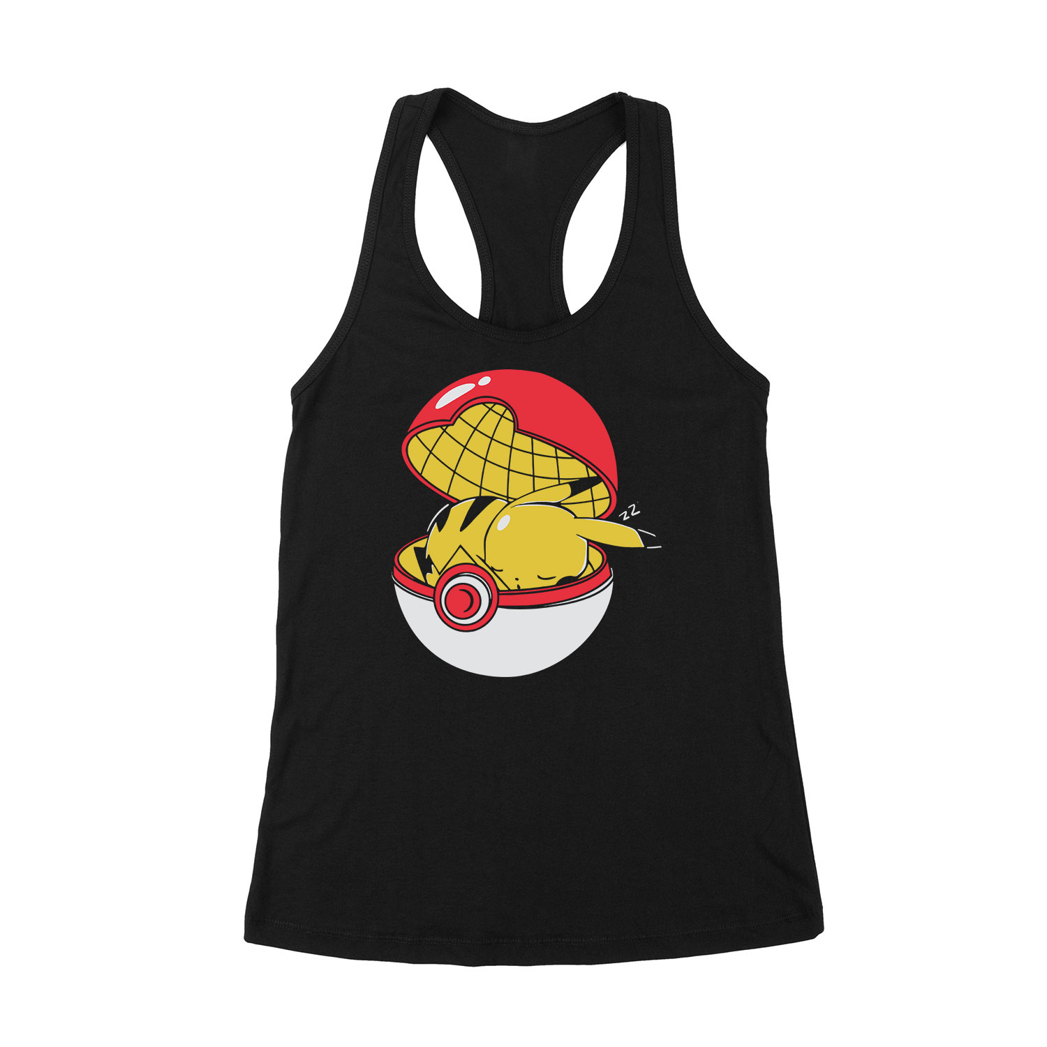 pokemon pikachu Fekete Női Trikó