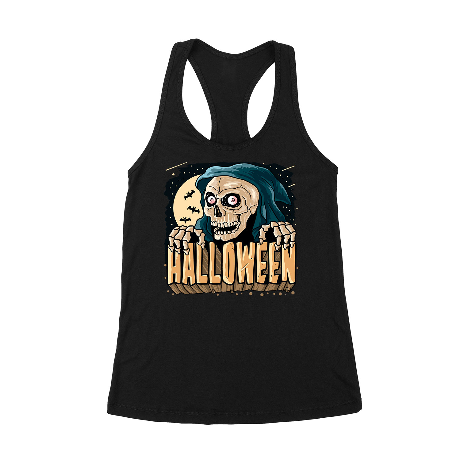 Halloween Fekete Női Trikó