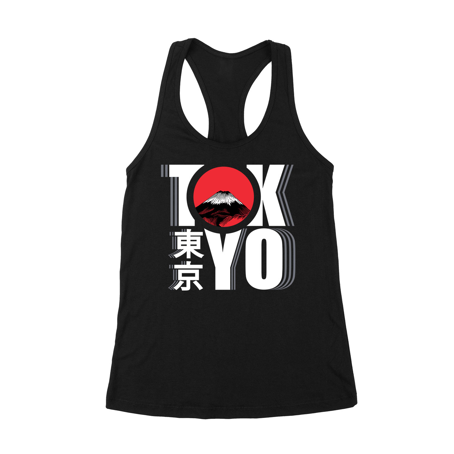 Tokyo japán japan Fekete Női Trikó