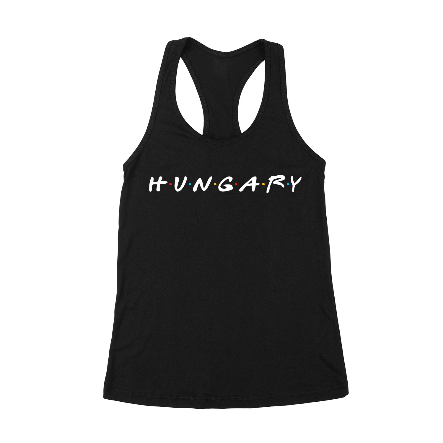 hungary magyarország Fekete Női Trikó