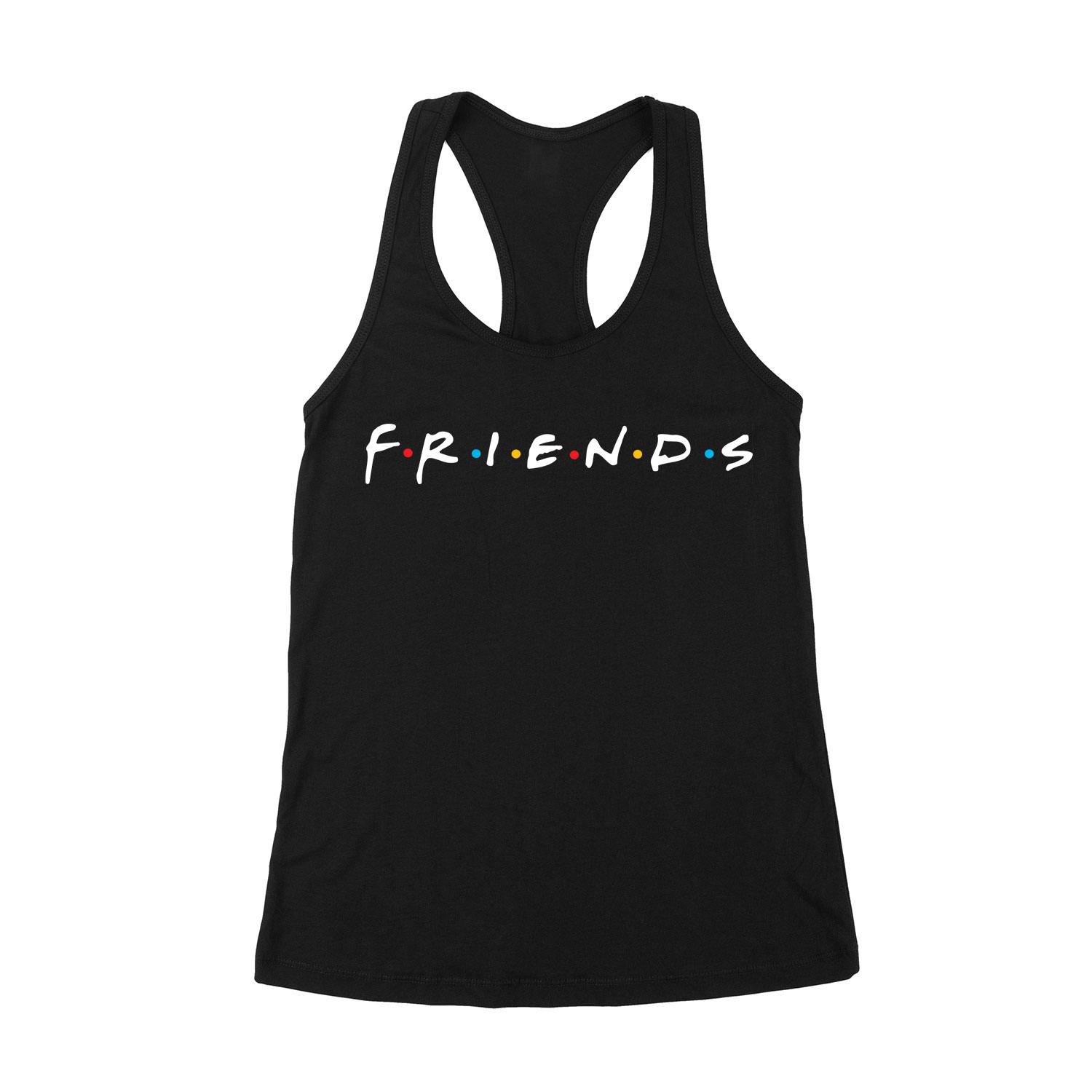 Friends jóbarátok Fekete Női Trikó