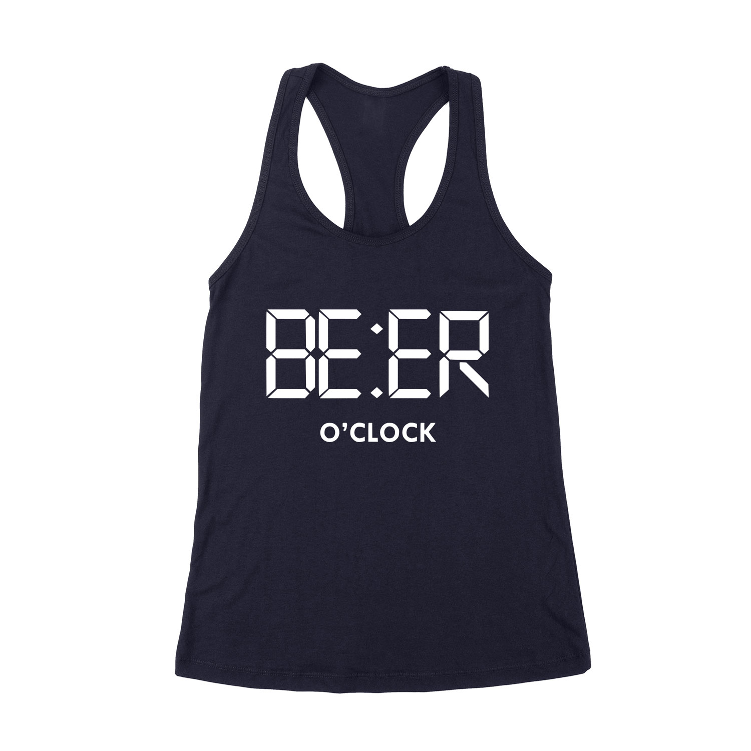 Vicces Sör Beer Oclock Sötétkék Női Trikó