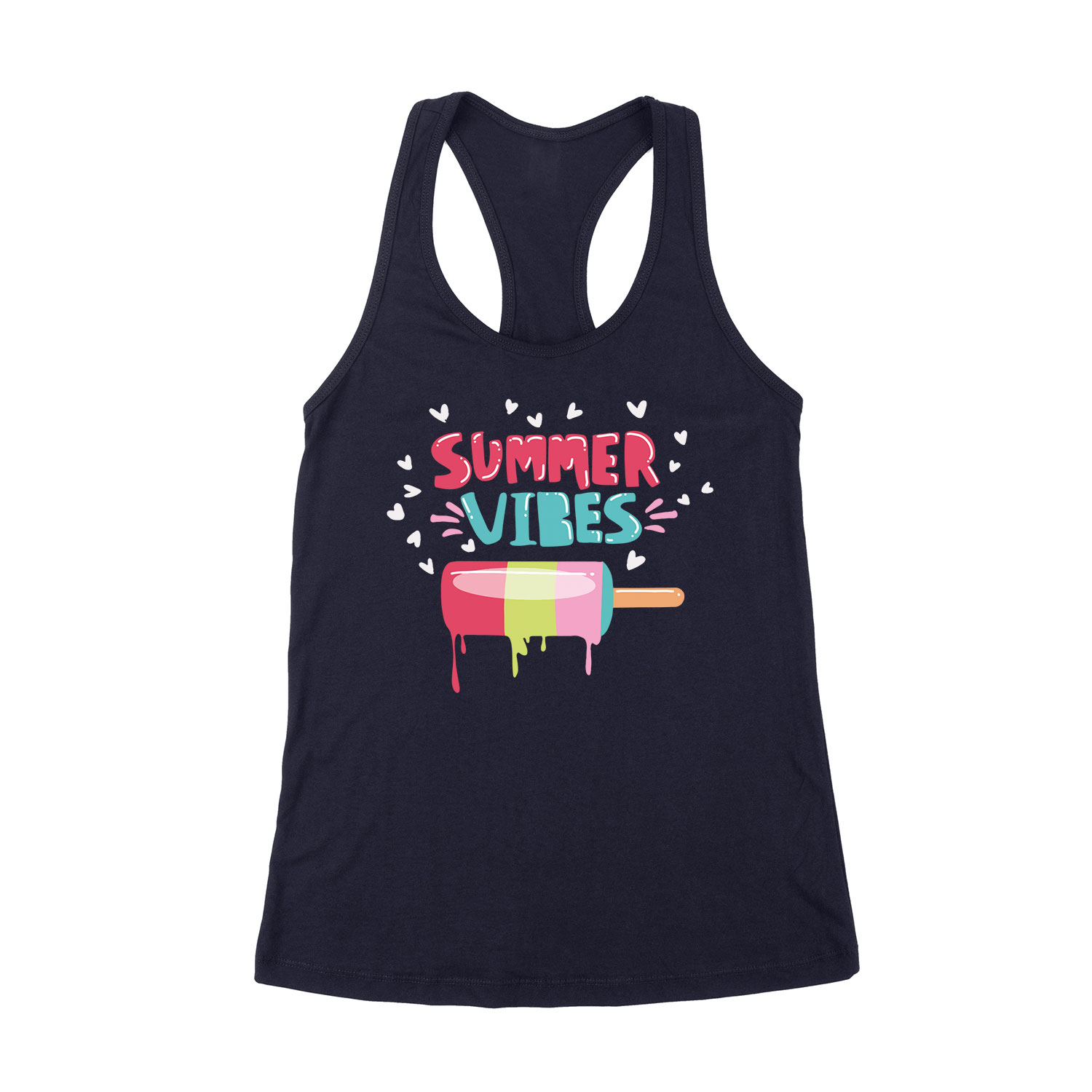 summer vibes nyár Sötétkék Női Trikó
