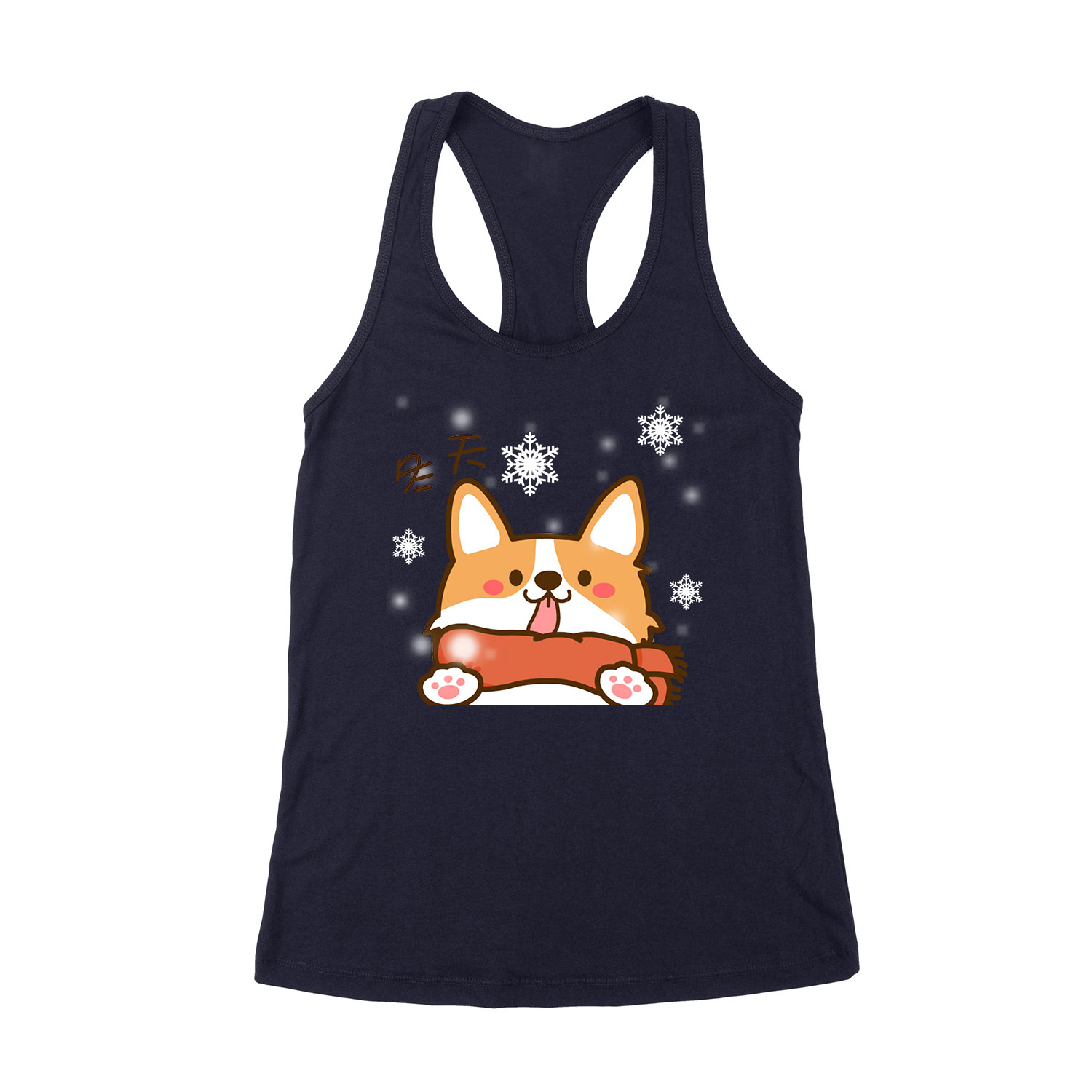 corgi korgi Sötétkék Női Trikó