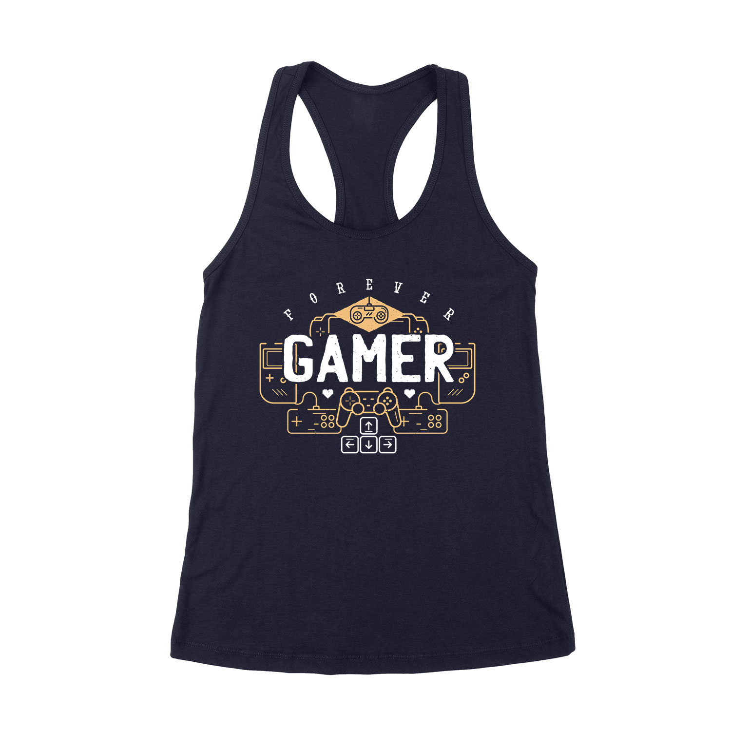 Gamer Forever Sötétkék Női Trikó