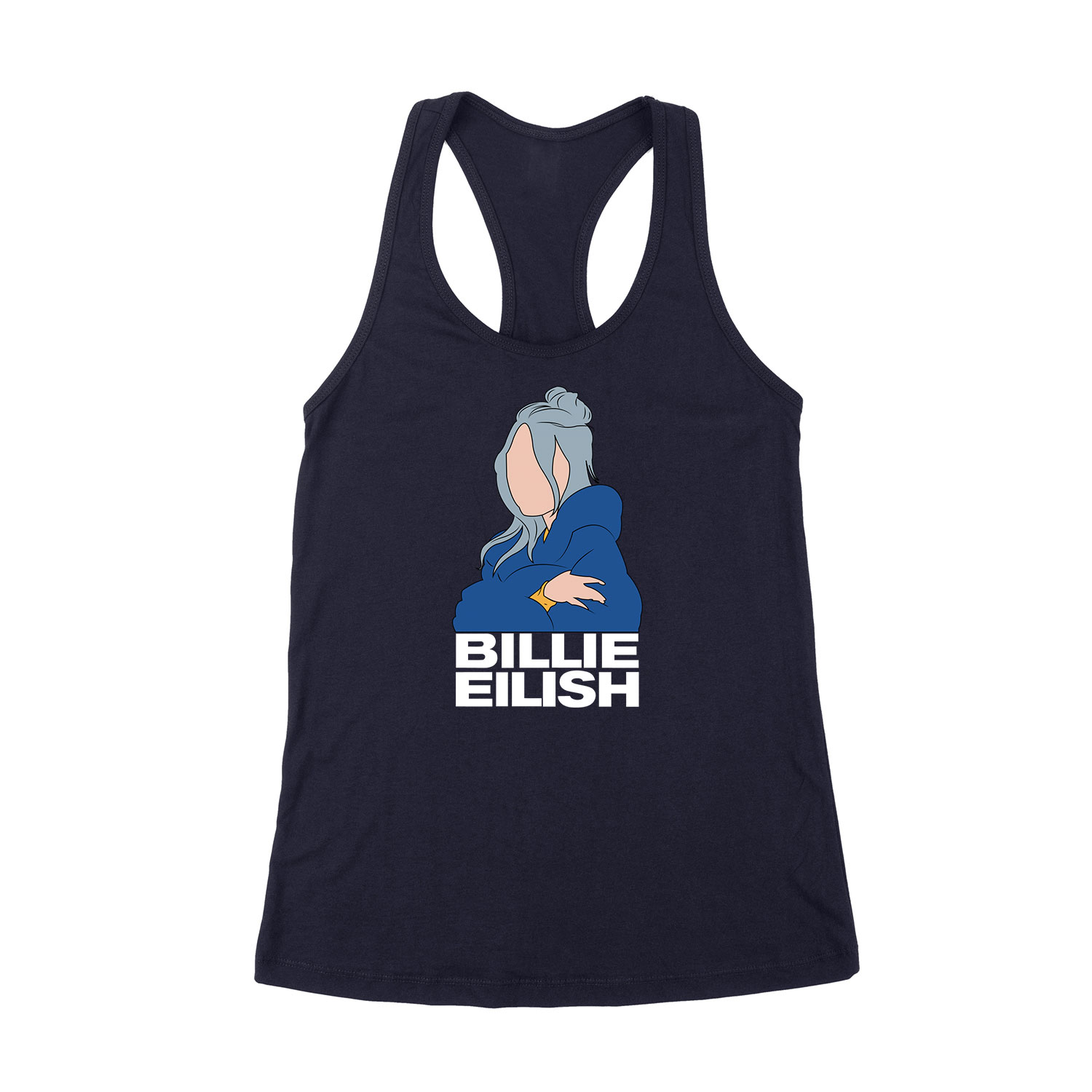 billie eilish Sötétkék Női Trikó