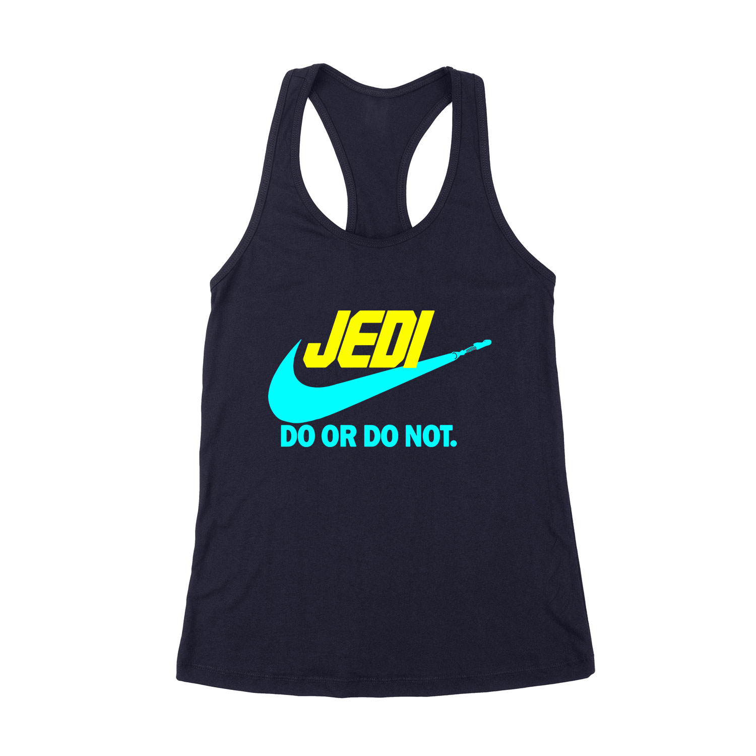 star wars jedi do or do not Sötétkék Női Trikó