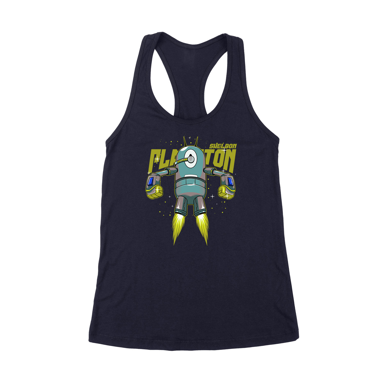 spongya bob plankton Sötétkék Női Trikó