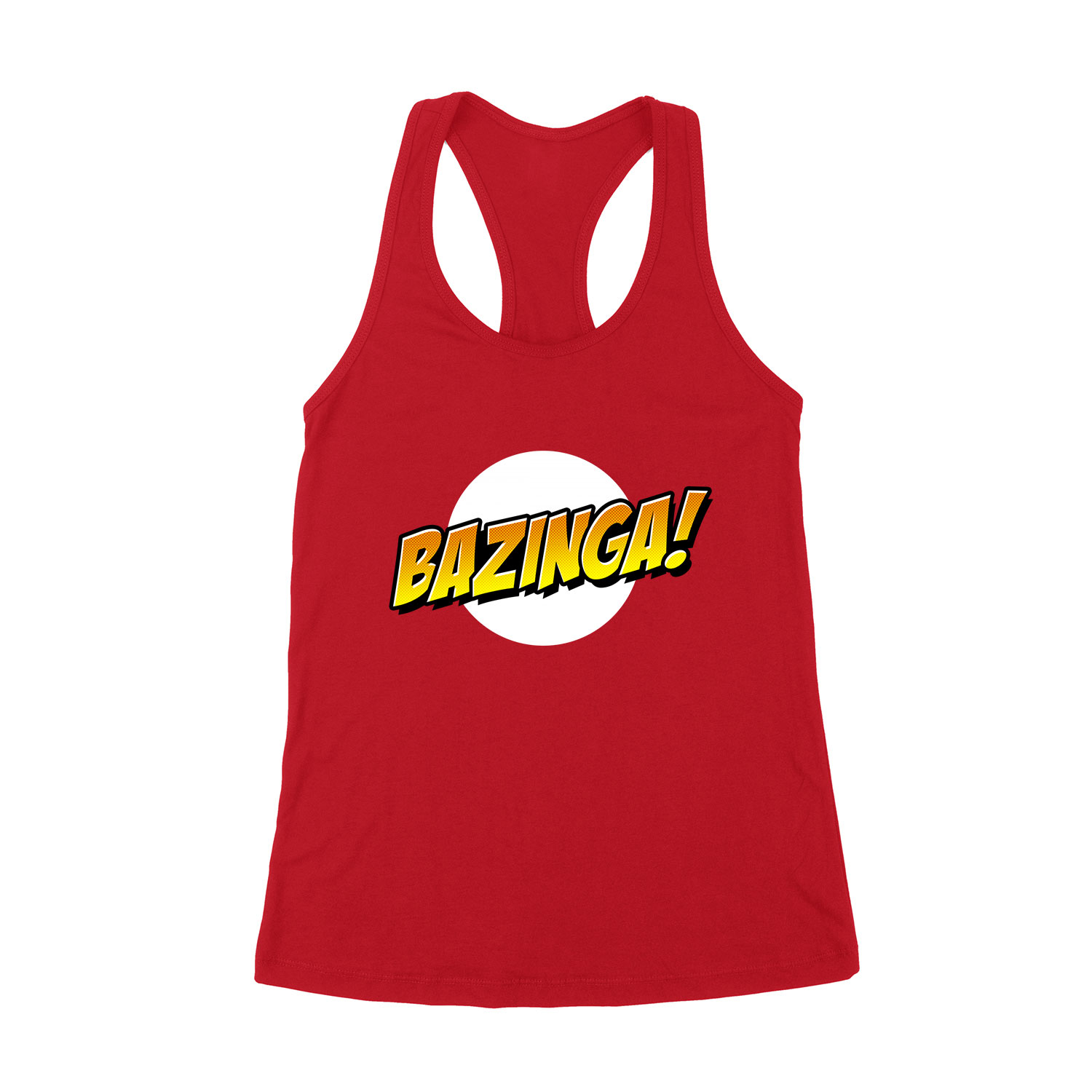 agymenők bazinga sheldon big bang theory Piros Női Trikó