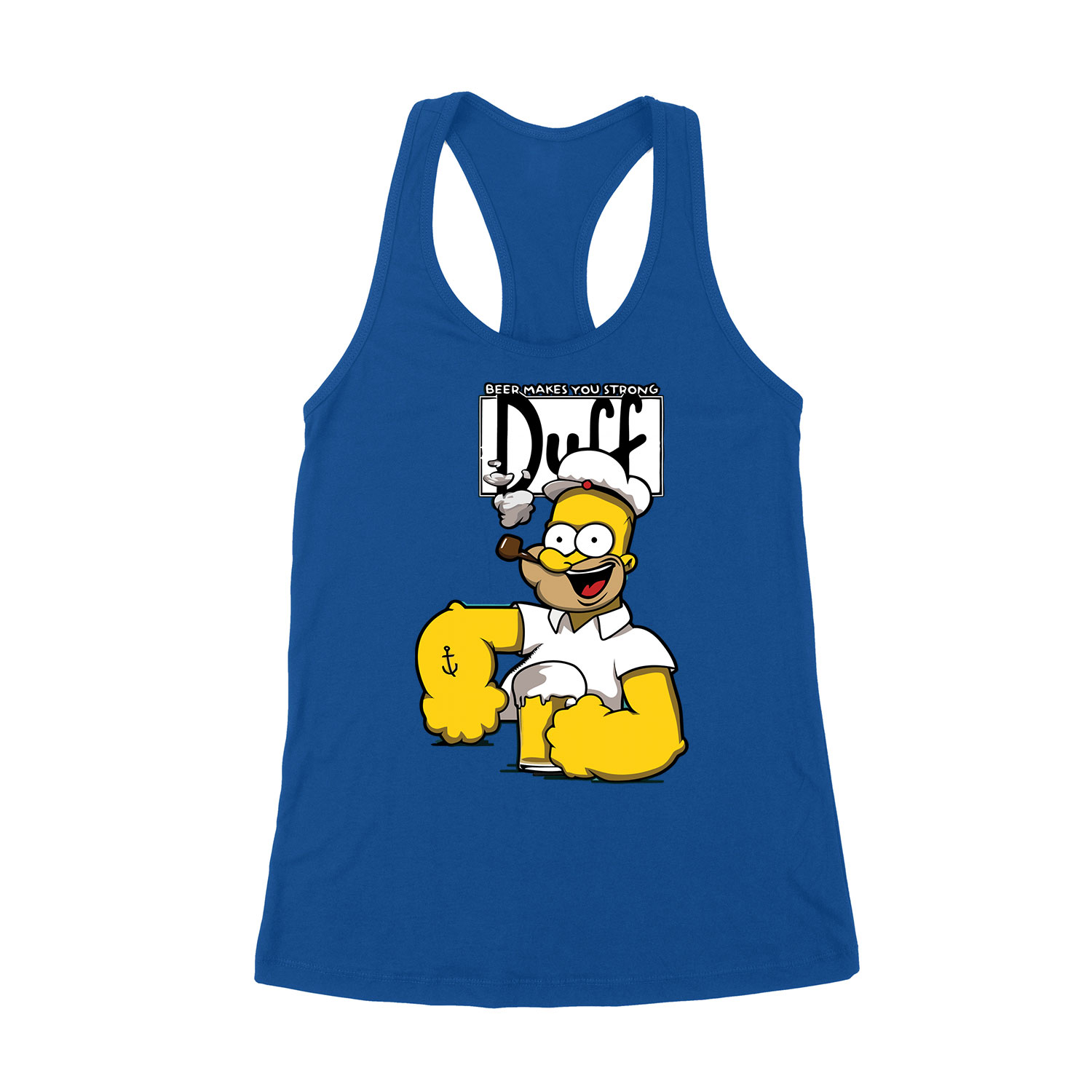 Homer Simpson Simpsons Család Kék Női Trikó