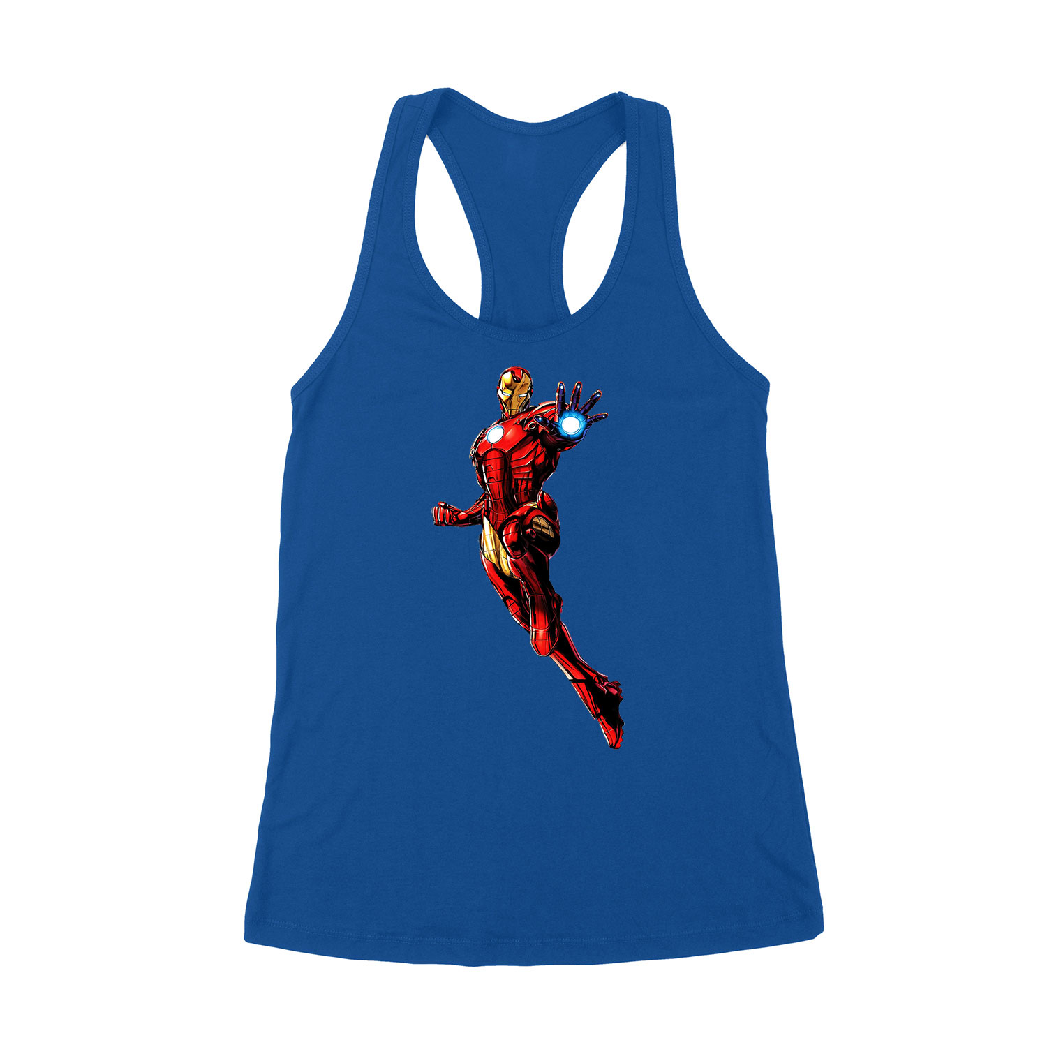 vasember iron man avengers bosszúállók Kék Női Trikó